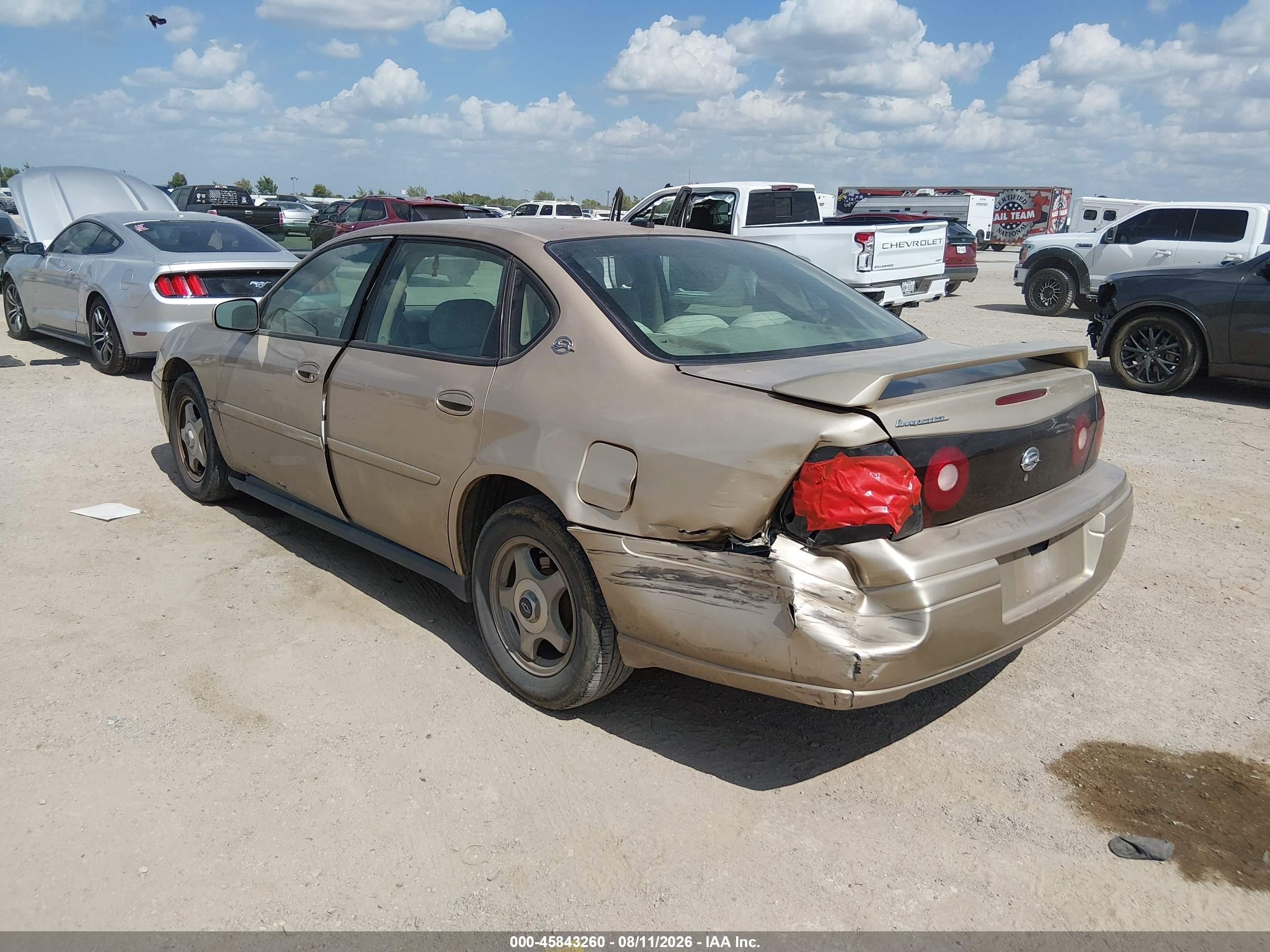 2005 Chevrolet Impala   Beige vin: 2G1WF52E959231905