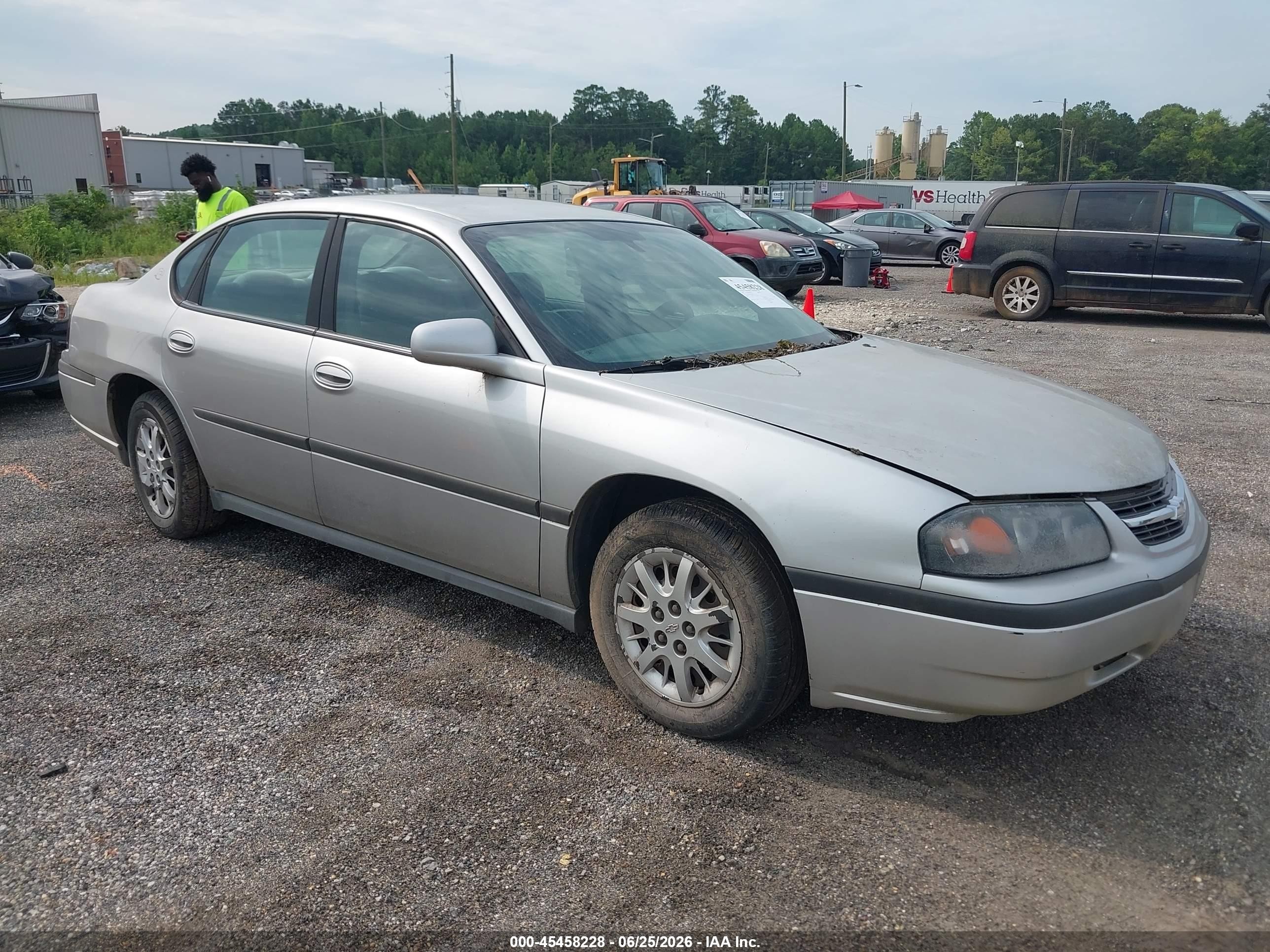 2005 Chevrolet Impala   Silver vin: 2G1WF52E959268520
