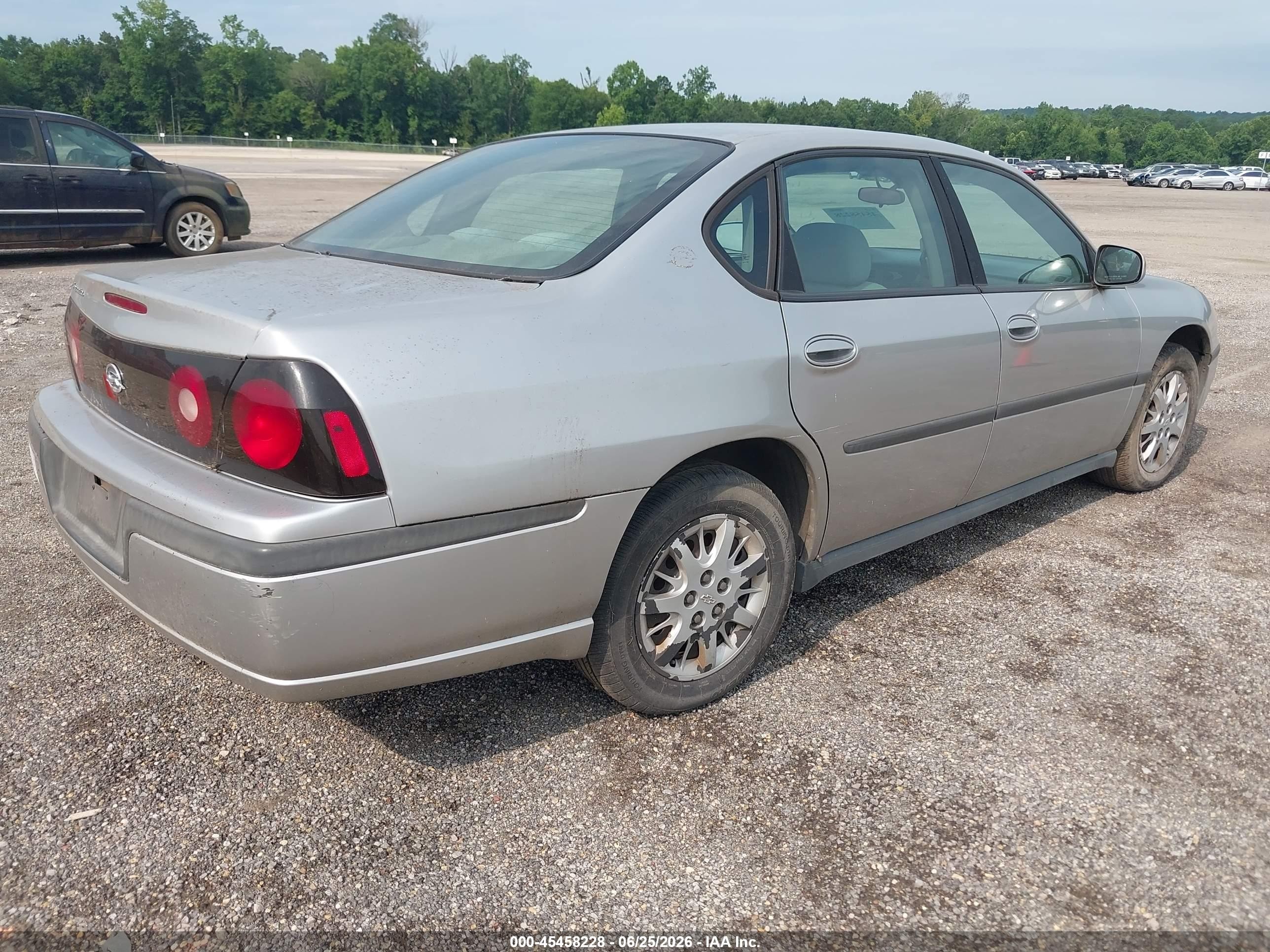 2005 Chevrolet Impala   Silver vin: 2G1WF52E959268520