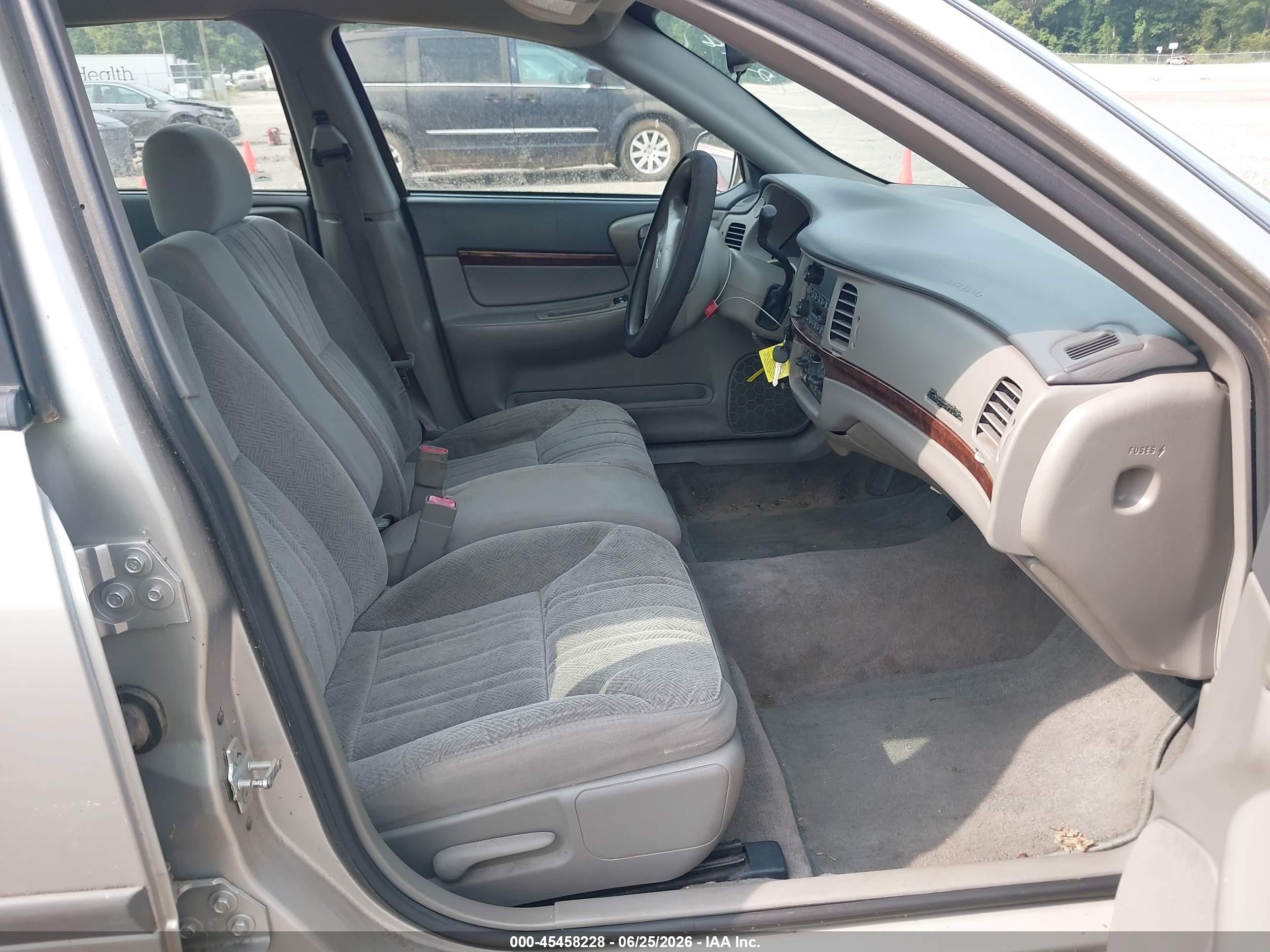 2005 Chevrolet Impala   Silver vin: 2G1WF52E959268520