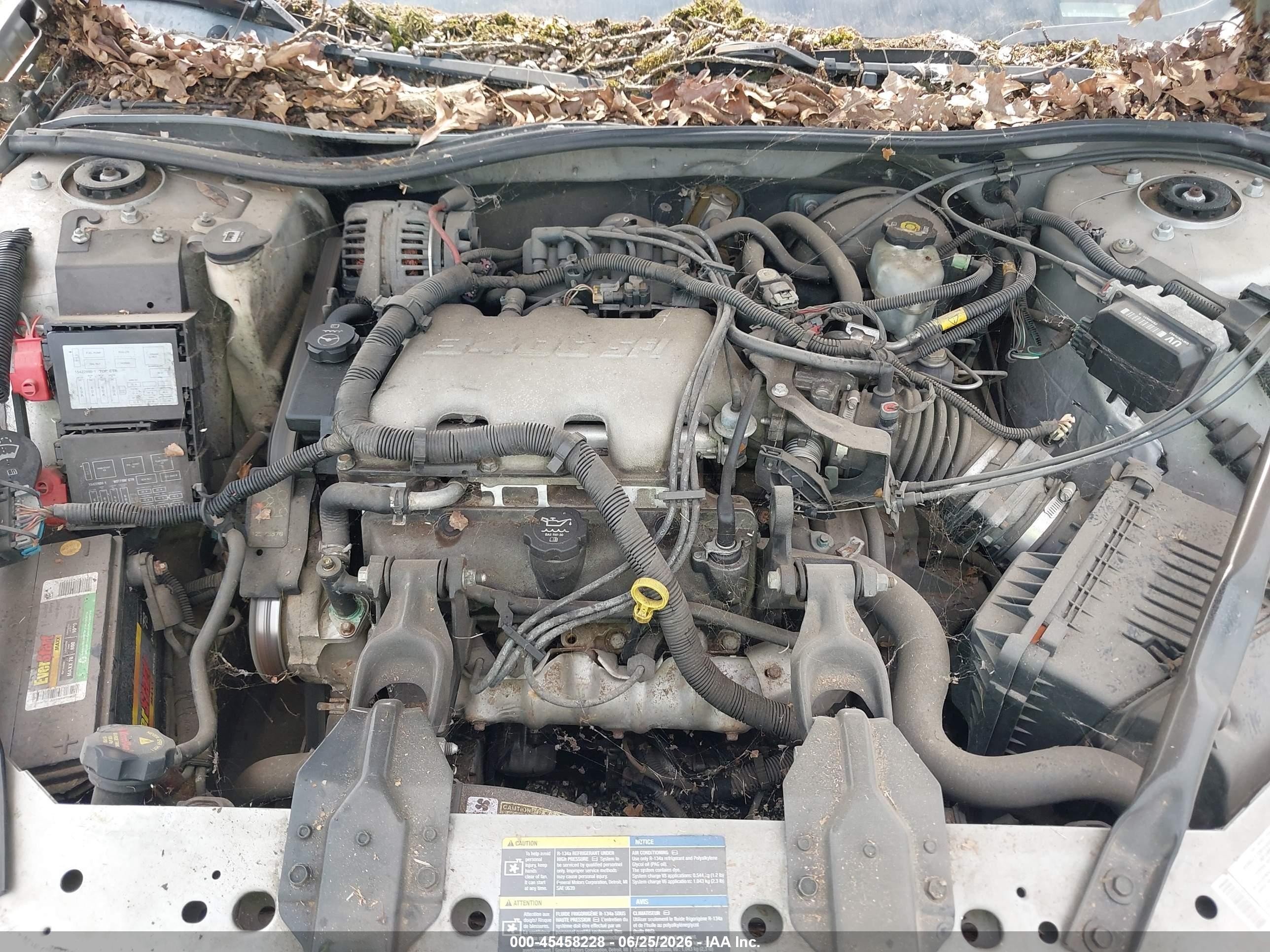 2005 Chevrolet Impala   Silver vin: 2G1WF52E959268520