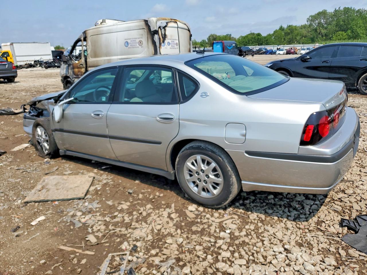 2005 Chevrolet Impala Silver vin: 2G1WF52E959305274