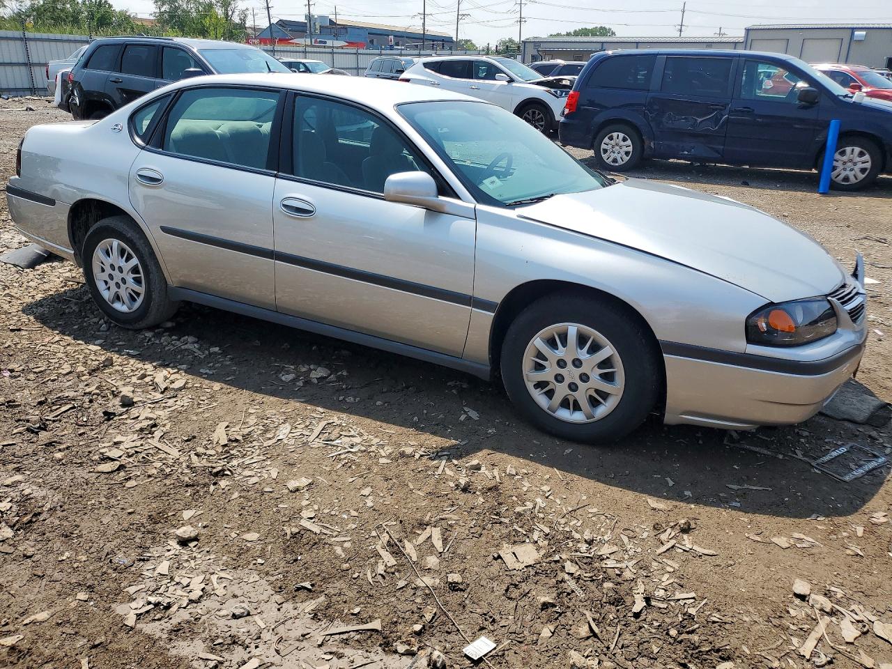 2005 Chevrolet Impala Silver vin: 2G1WF52E959305274