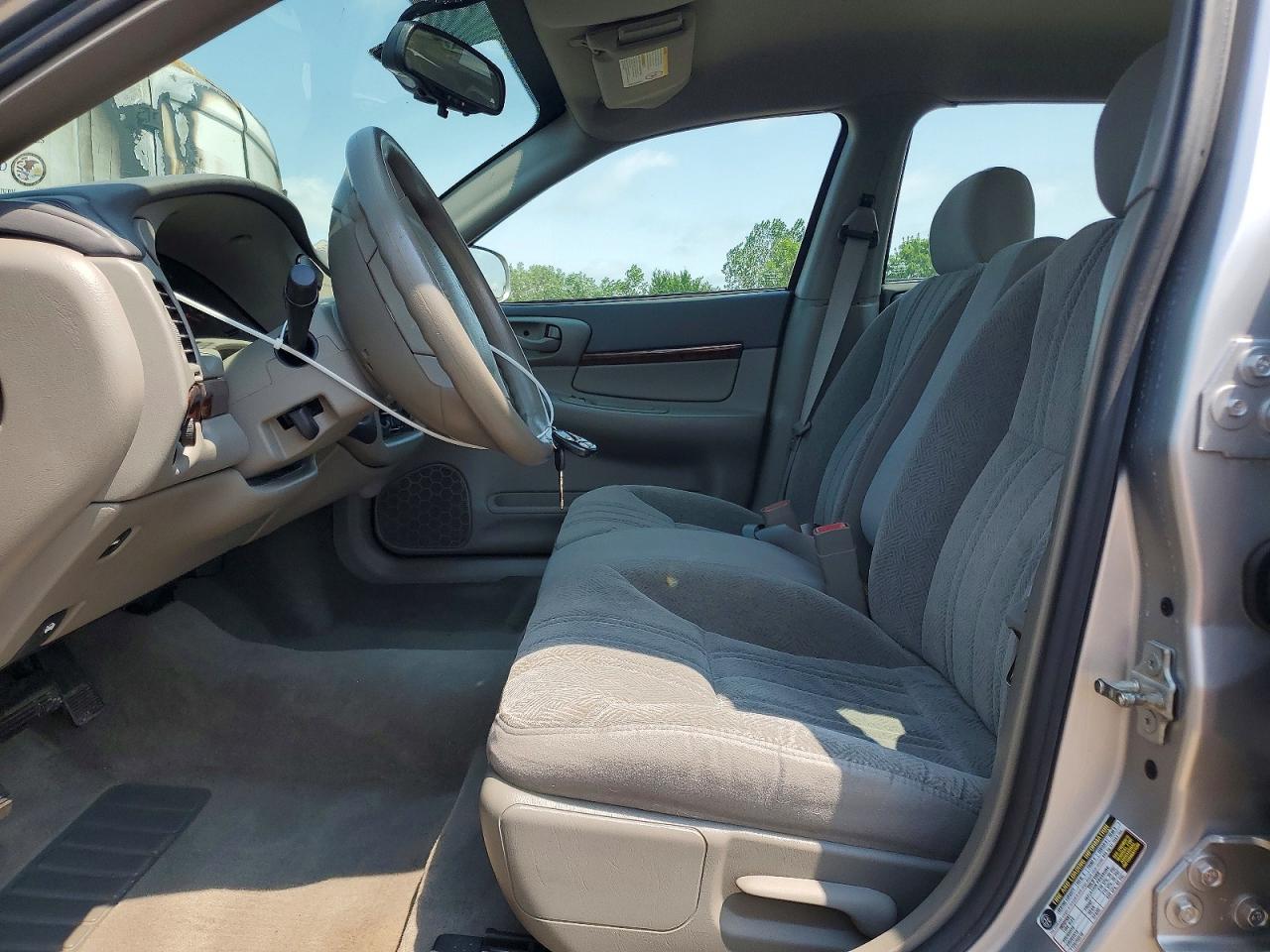 2005 Chevrolet Impala Silver vin: 2G1WF52E959305274