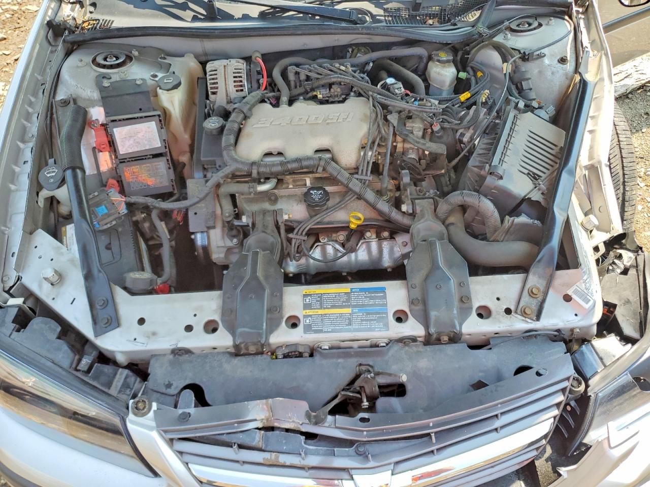 2005 Chevrolet Impala Silver vin: 2G1WF52E959305274