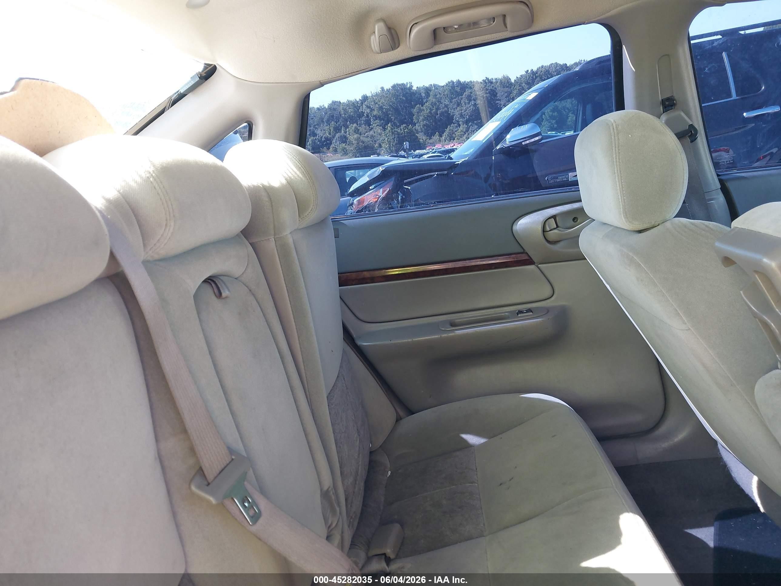 2005 Chevrolet Impala   Burgundy vin: 2G1WF52E959341658
