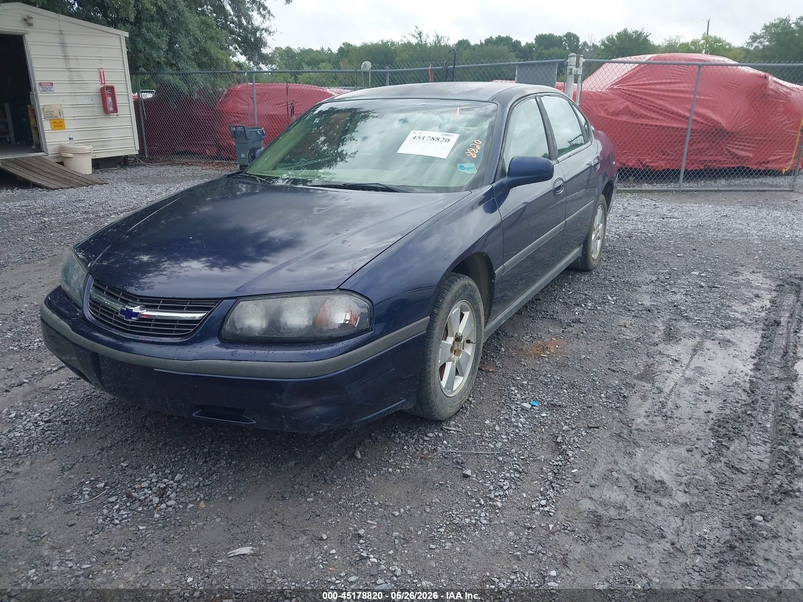 2001 Chevrolet Impala   Blue vin: 2G1WF52EX19234810