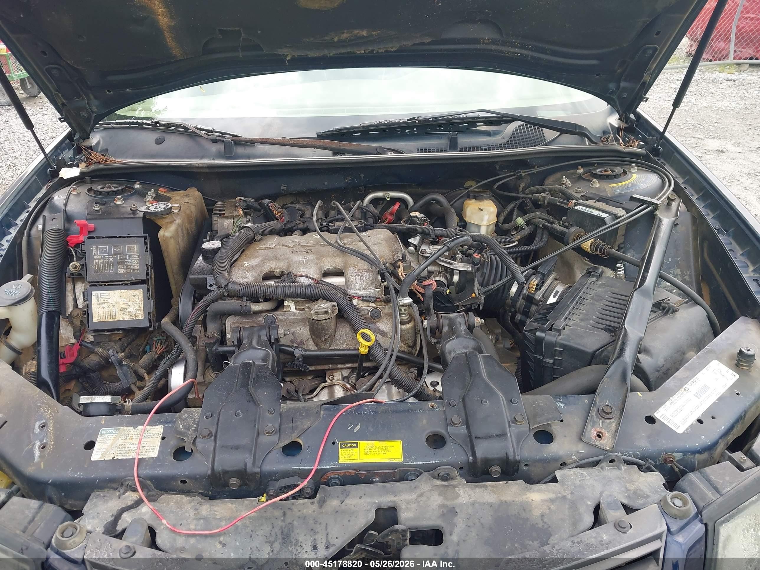 2001 Chevrolet Impala   Blue vin: 2G1WF52EX19234810