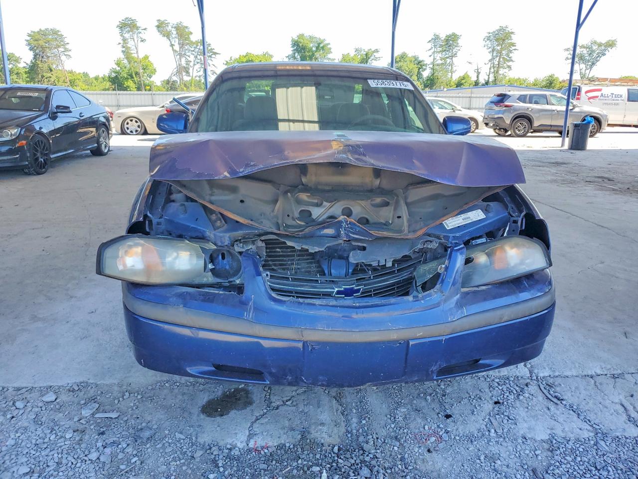 2003 Chevrolet Impala Blue vin: 2G1WF52EX39197129