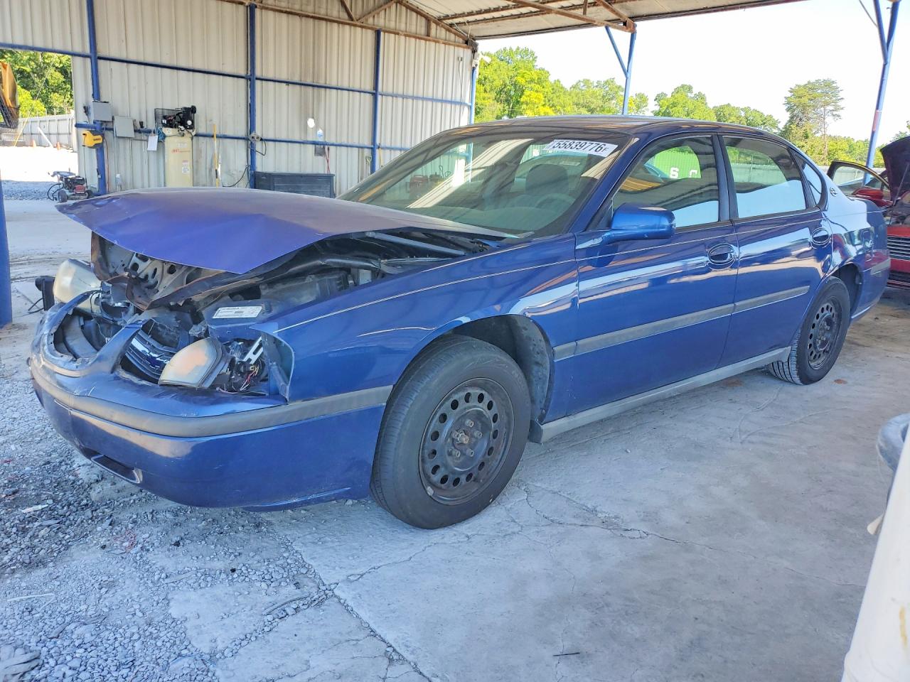 2003 Chevrolet Impala Blue vin: 2G1WF52EX39197129