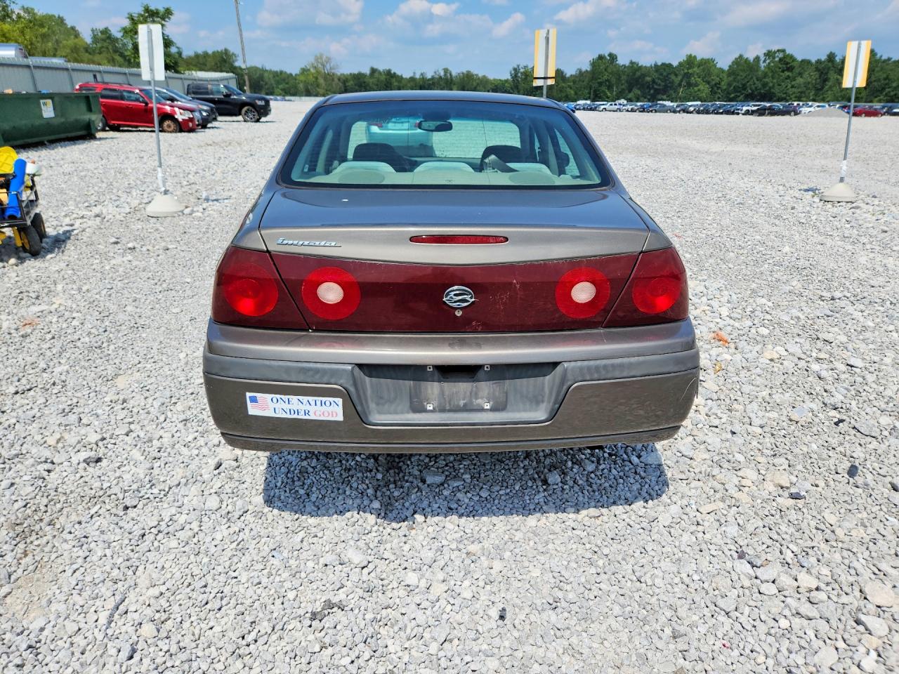 2003 Chevrolet Impala Желто-коричневый vin: 2G1WF52EX39323912