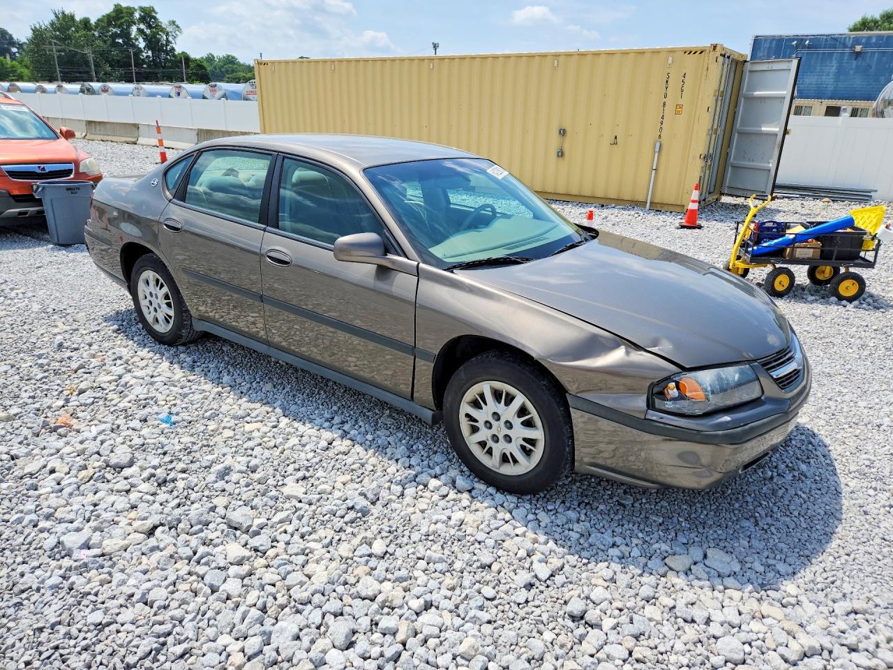 2003 Chevrolet Impala Желто-коричневый vin: 2G1WF52EX39323912