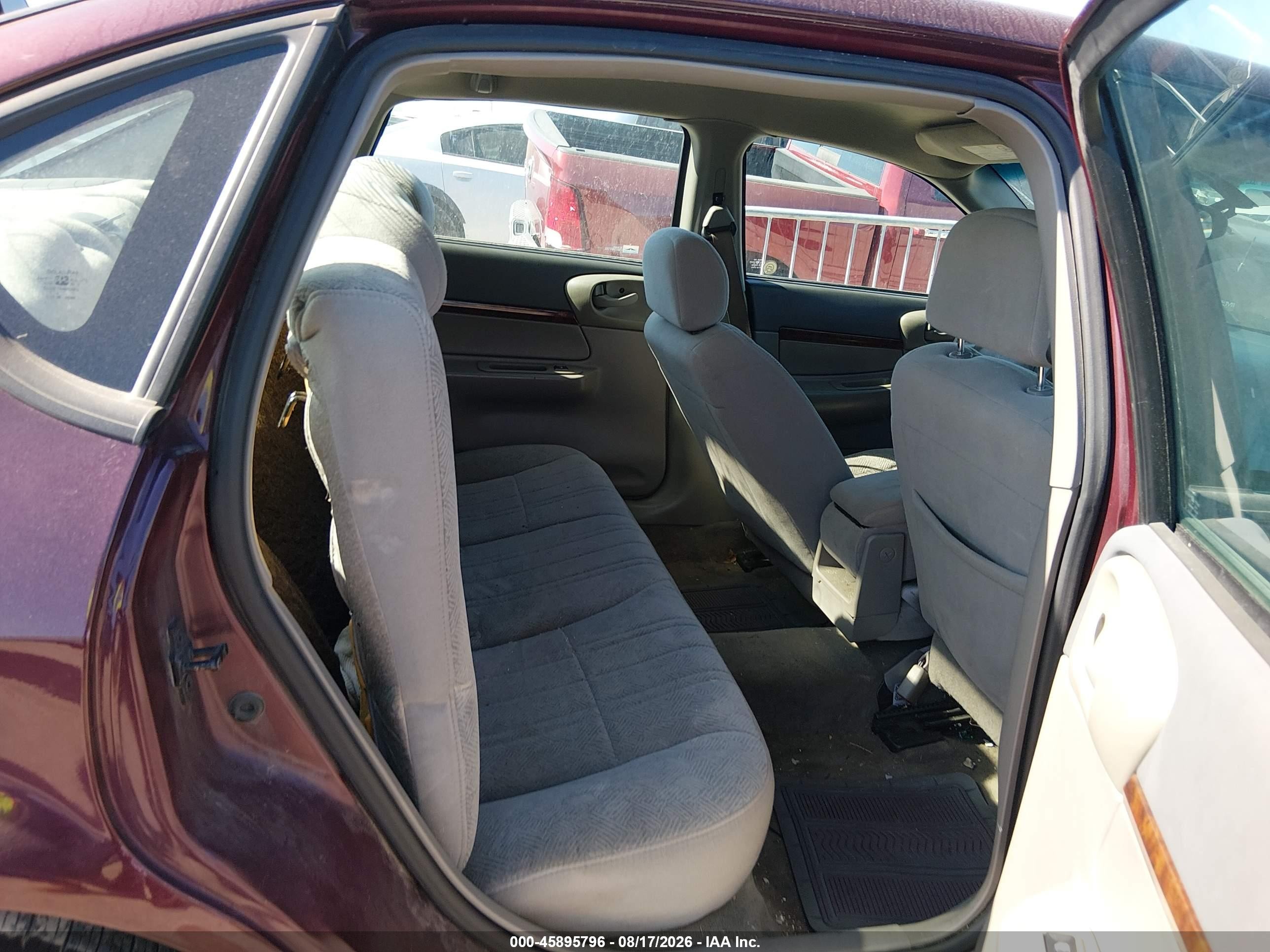 2003 Chevrolet Impala   Burgundy vin: 2G1WF52EX39404408