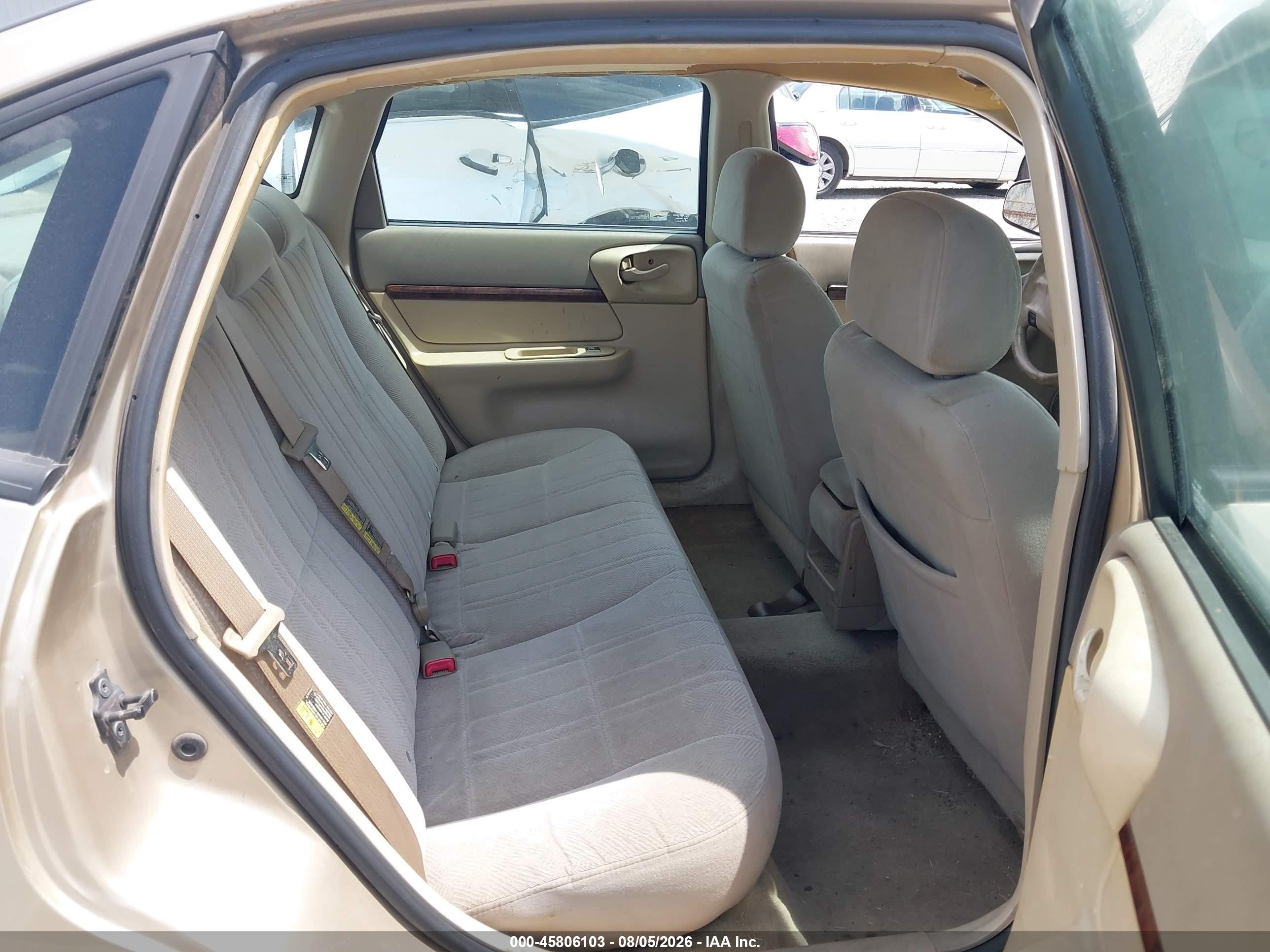2004 Chevrolet Impala   Gold vin: 2G1WF52EX49183653