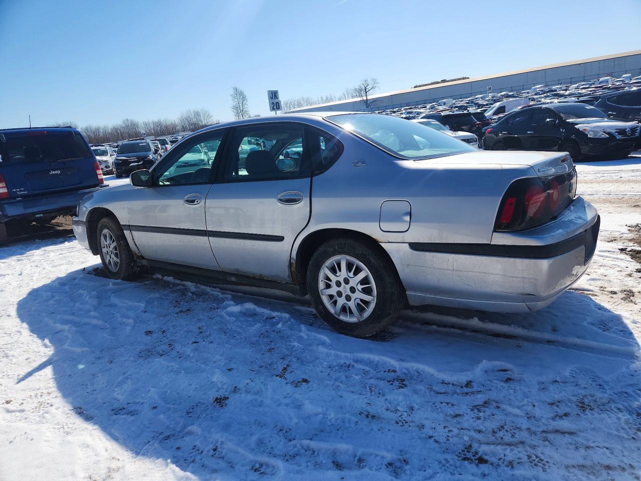 2004 Chevrolet Impala Silver vin: 2G1WF52EX49301684