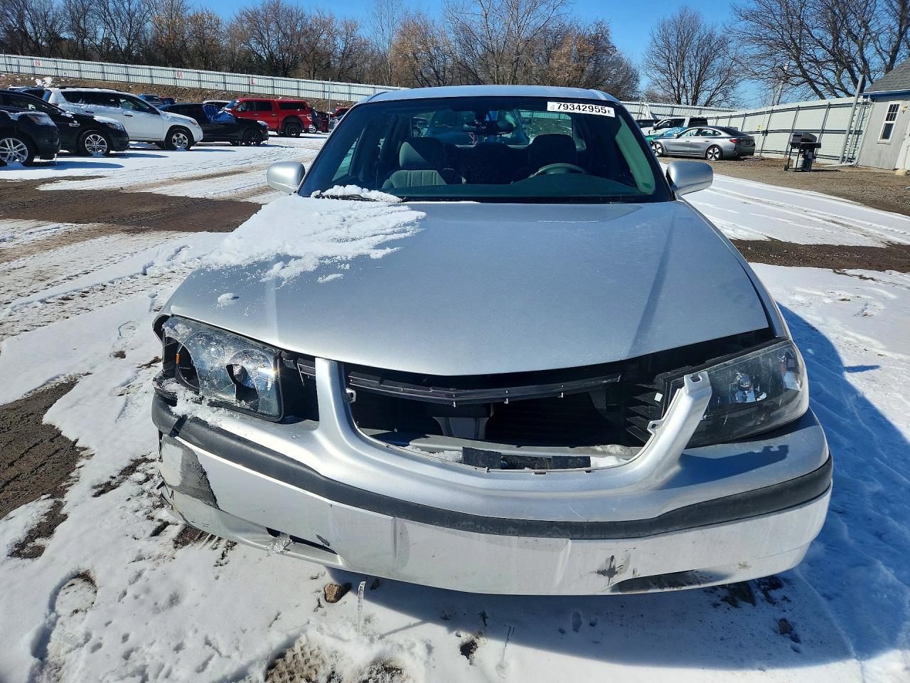 2004 Chevrolet Impala Silver vin: 2G1WF52EX49301684
