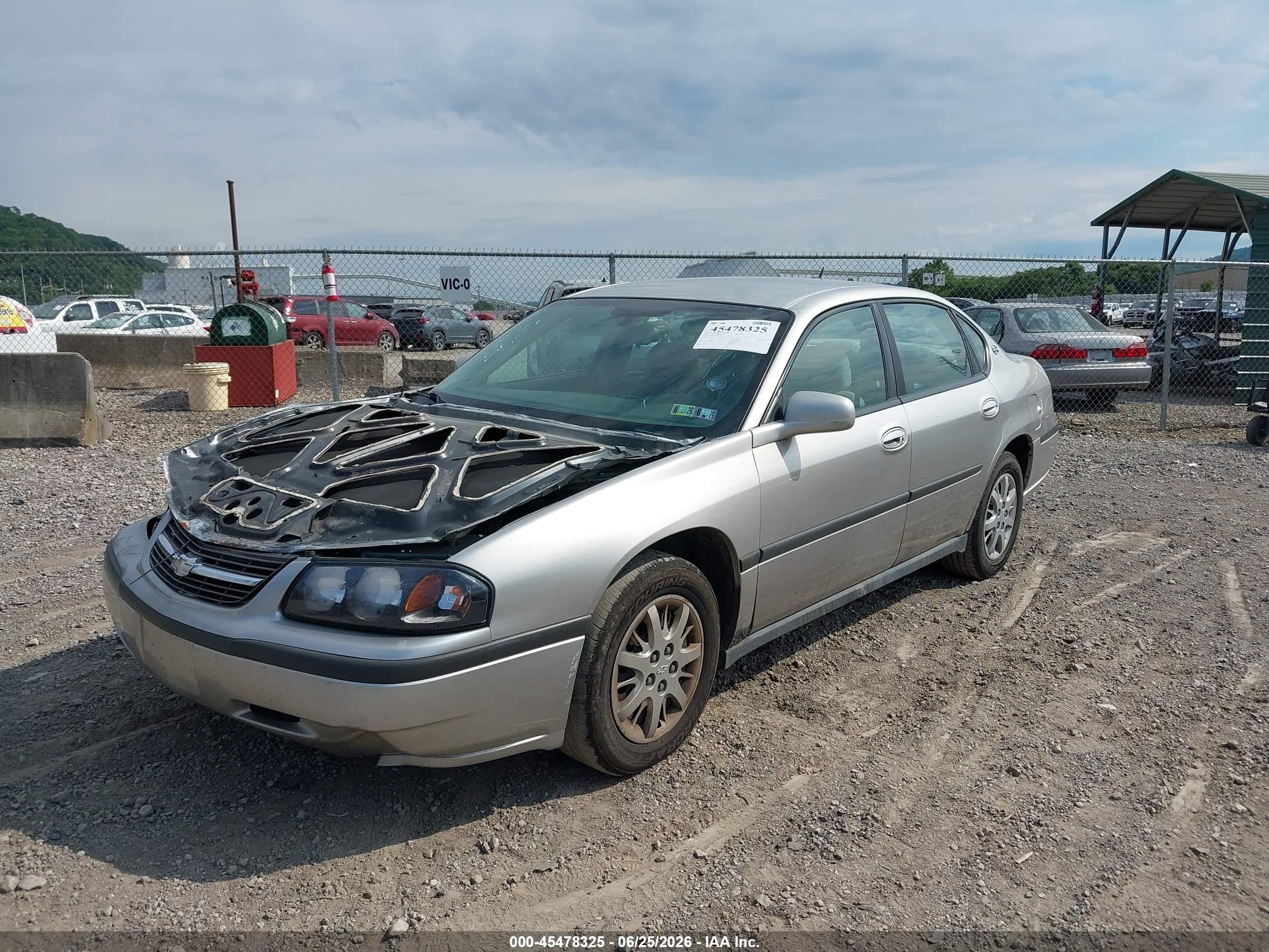 2005 Chevrolet Impala   Silver vin: 2G1WF52EX59257350