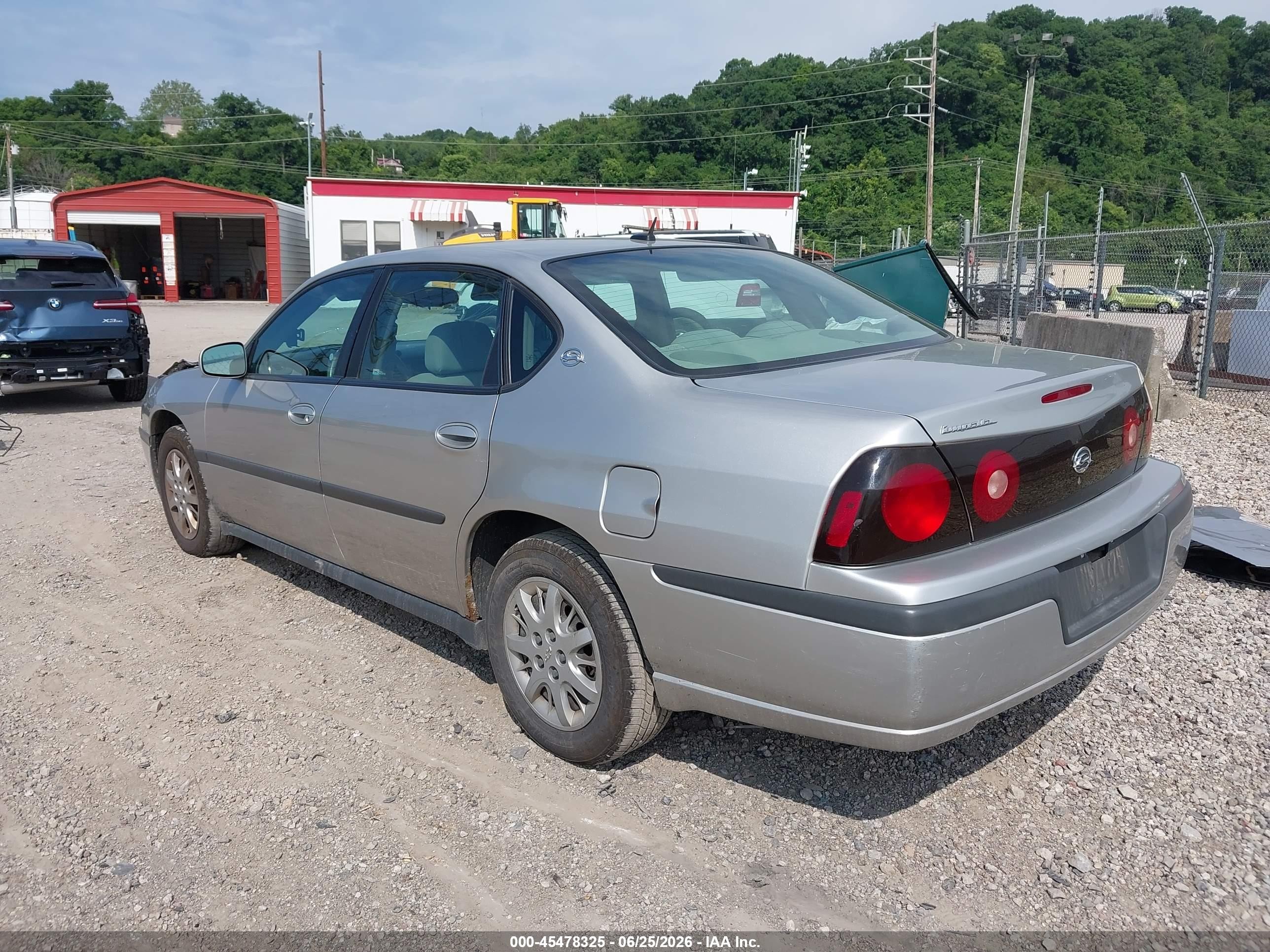 2005 Chevrolet Impala   Silver vin: 2G1WF52EX59257350