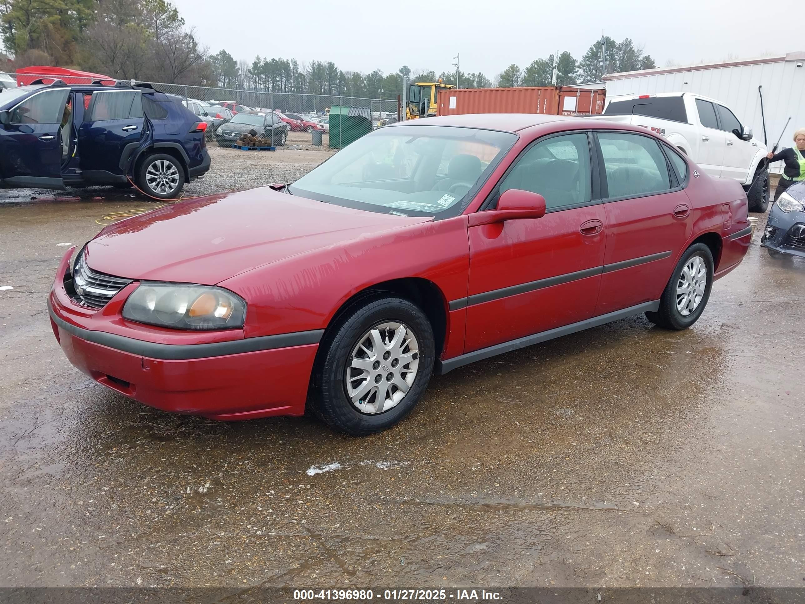 2005 Chevrolet Impala   Burgundy vin: 2G1WF52EX59297346