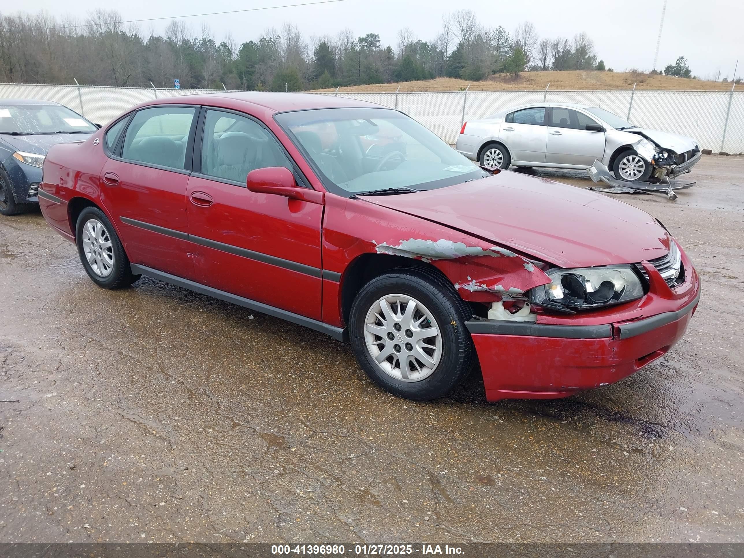 2005 Chevrolet Impala   Burgundy vin: 2G1WF52EX59297346
