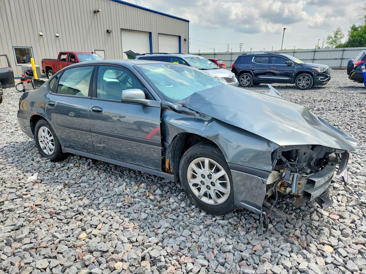 2005 Chevrolet Impala Серый vin: 2G1WF52EX59331009