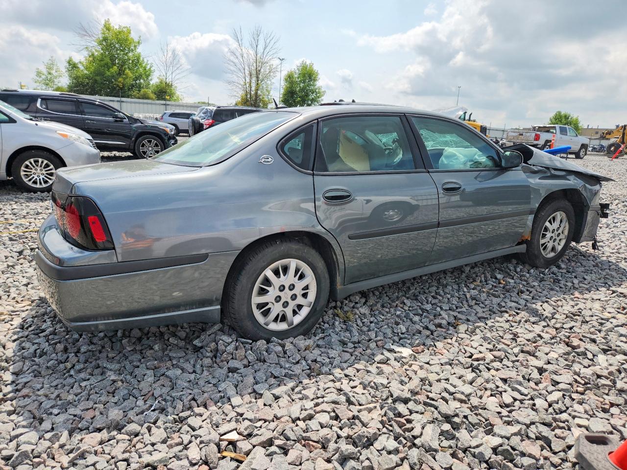 2005 Chevrolet Impala Серый vin: 2G1WF52EX59331009