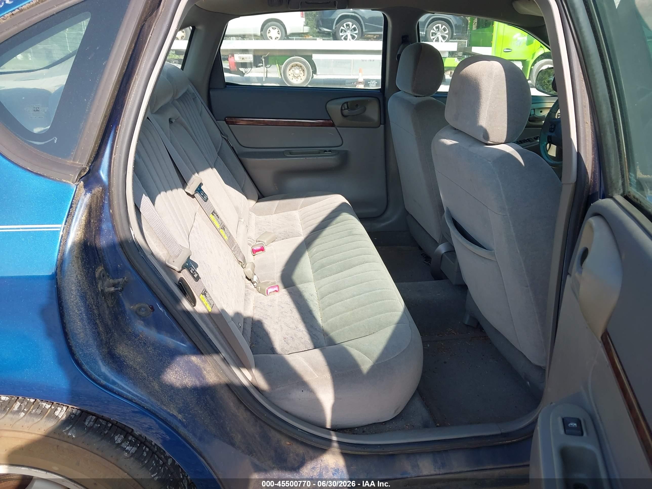 2003 Chevrolet Impala   Blue vin: 2G1WF52K139194187