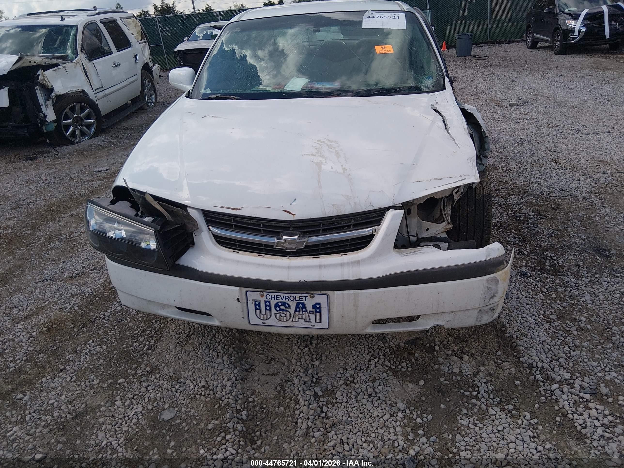 2000 Chevrolet Impala   Белый vin: 2G1WF52K8Y9269121