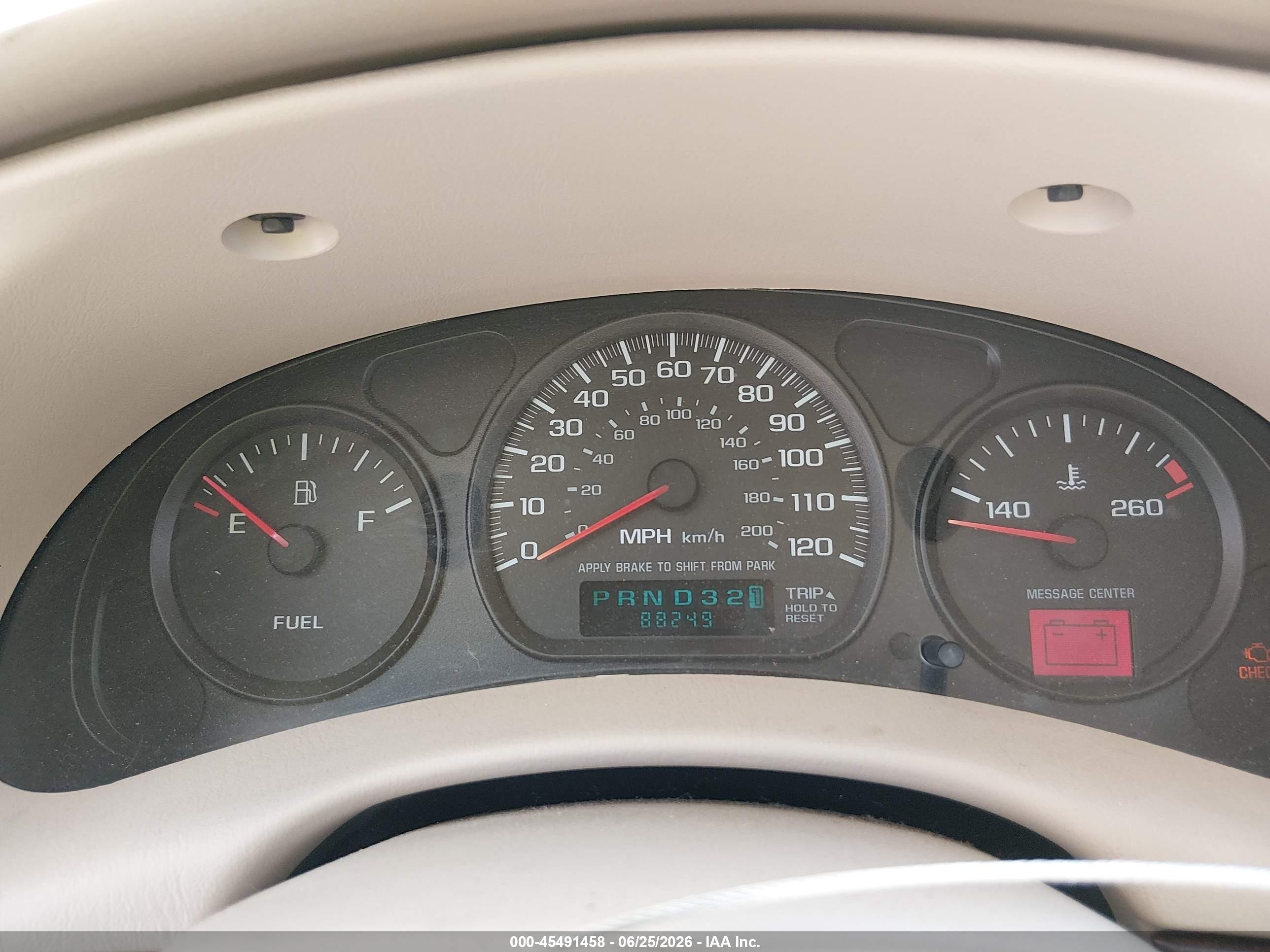 2001 Chevrolet Impala   Brown vin: 2G1WF55E119201139