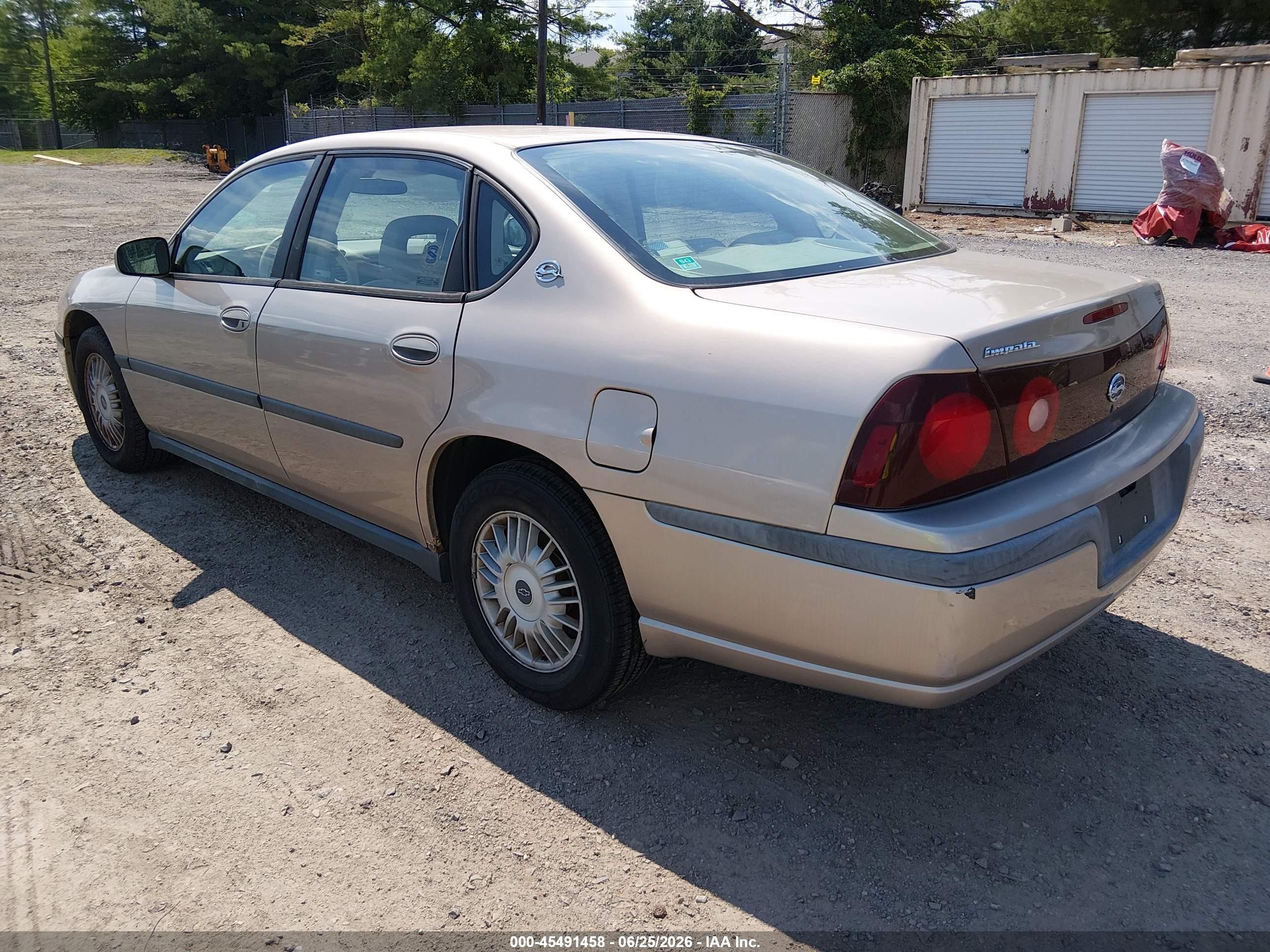 2001 Chevrolet Impala   Brown vin: 2G1WF55E119201139