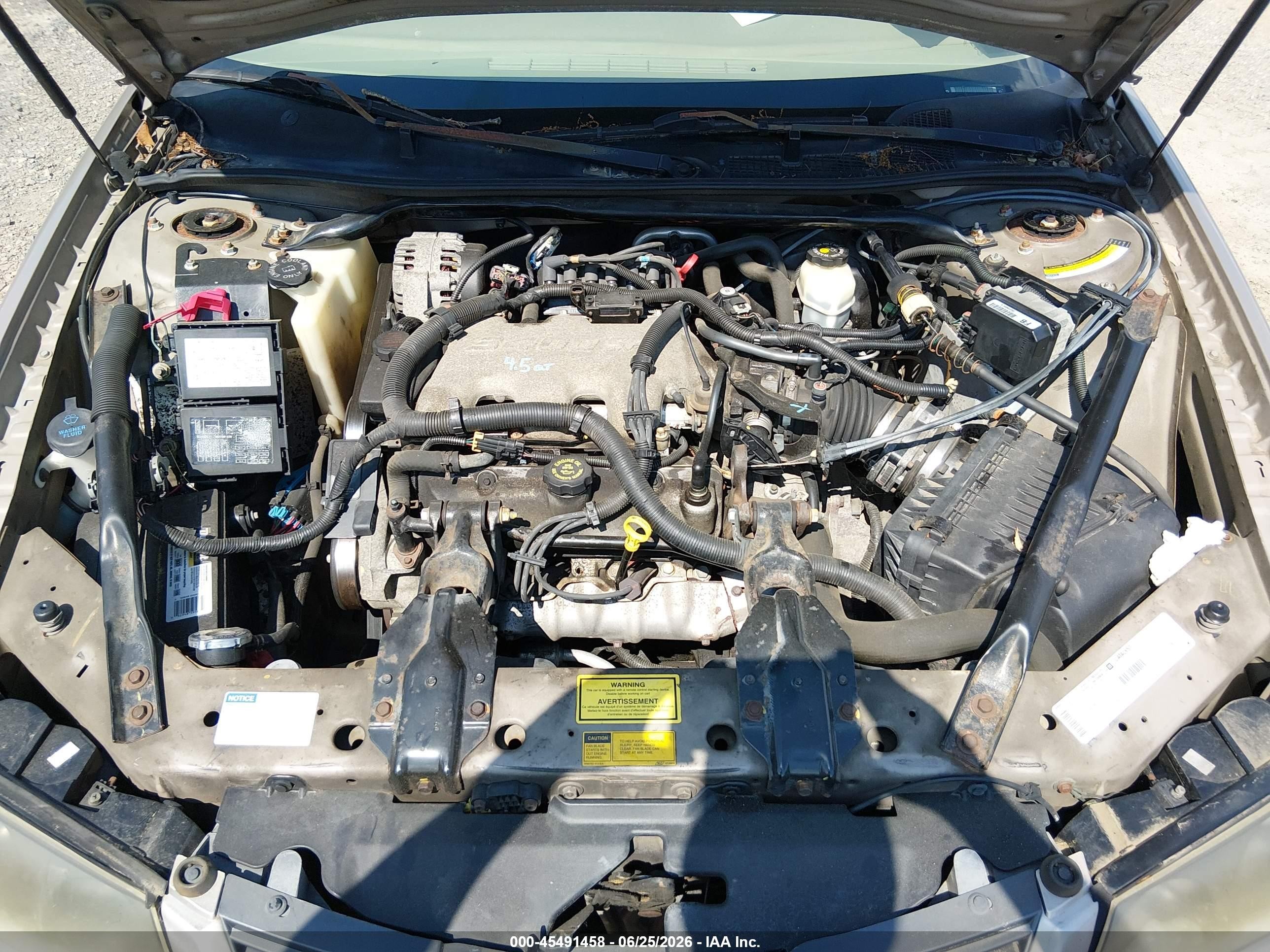 2001 Chevrolet Impala   Brown vin: 2G1WF55E119201139