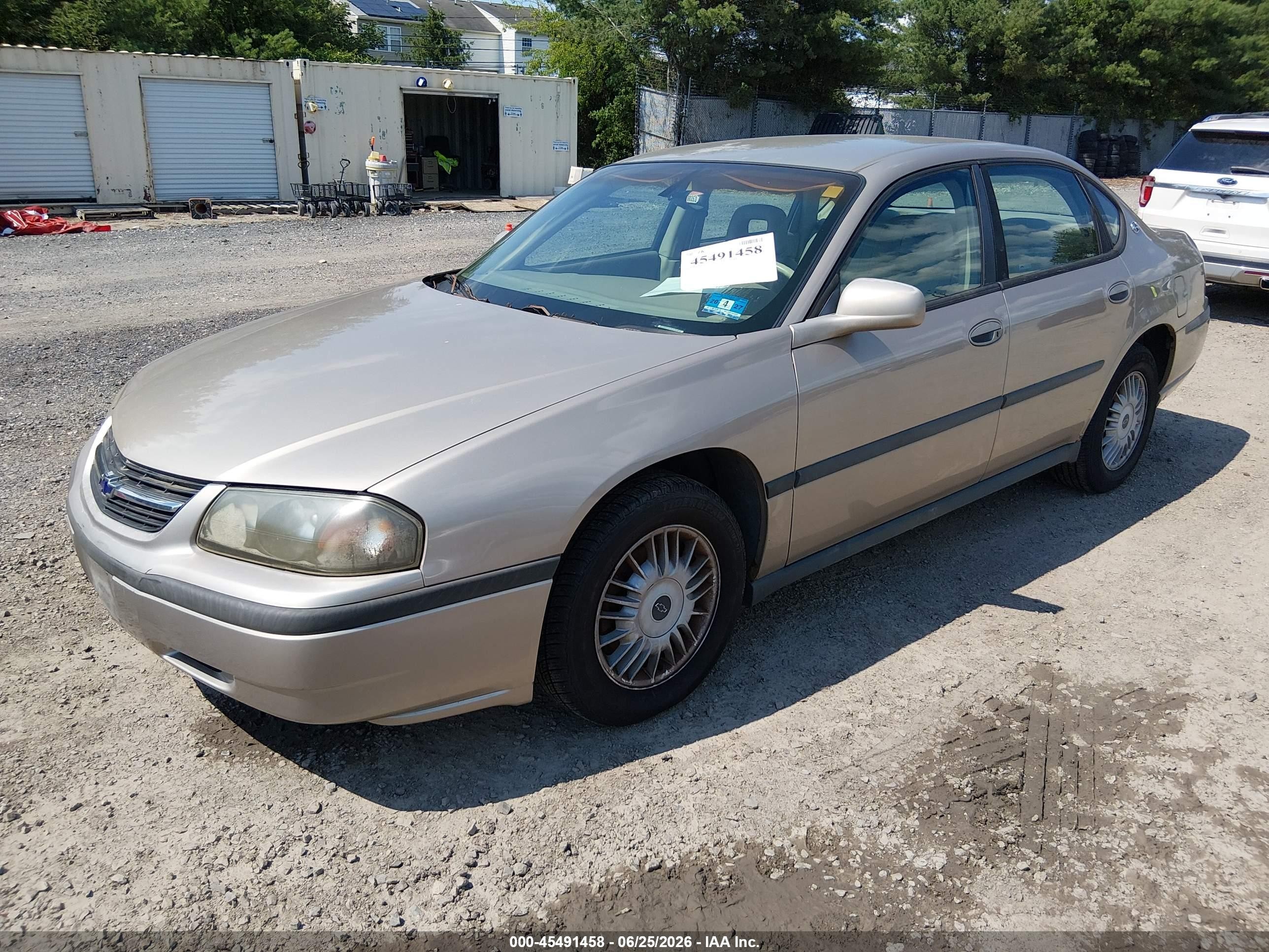 2001 Chevrolet Impala   Brown vin: 2G1WF55E119201139