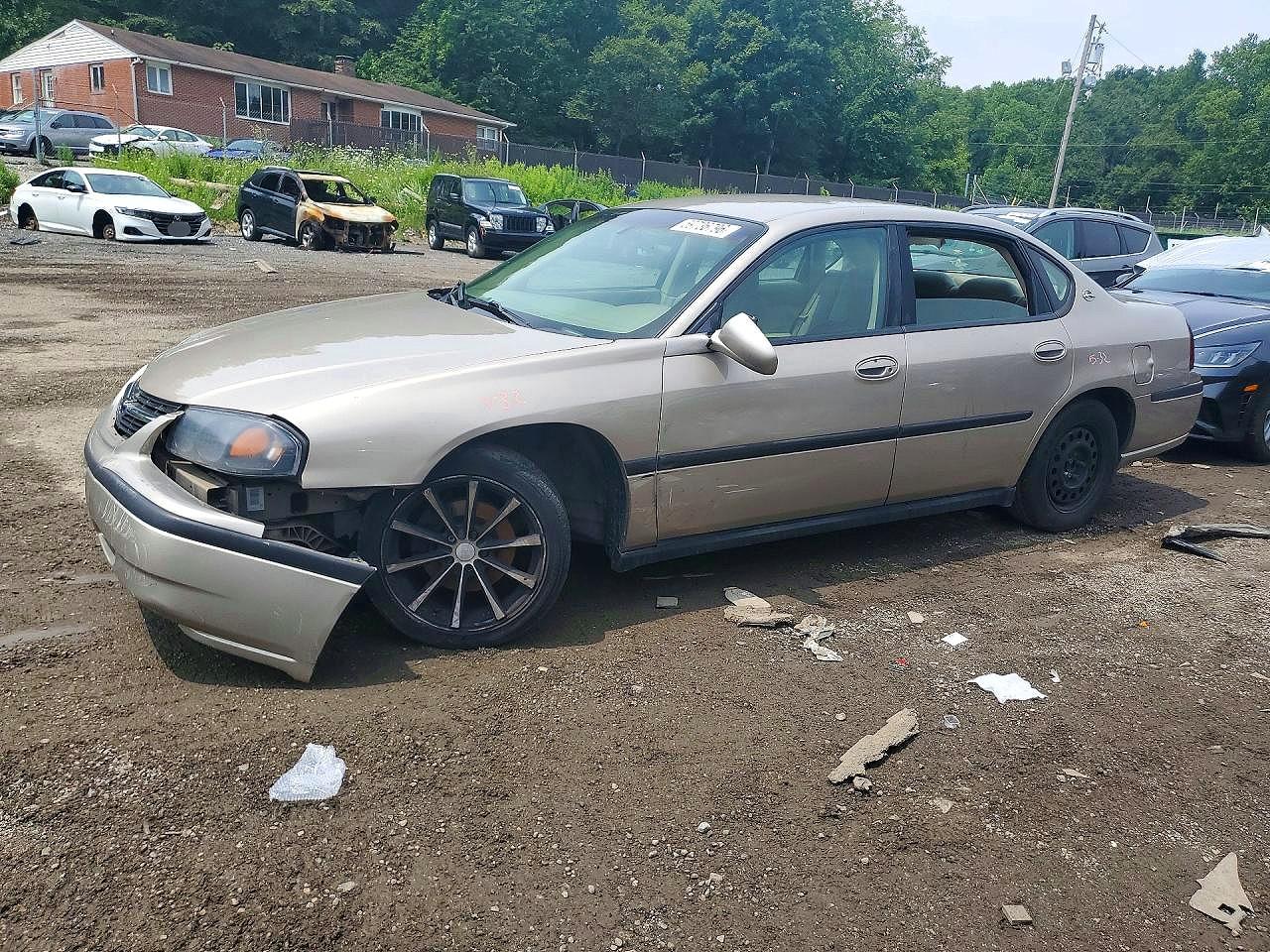 2002 Chevrolet Impala Tan vin: 2G1WF55E129231730