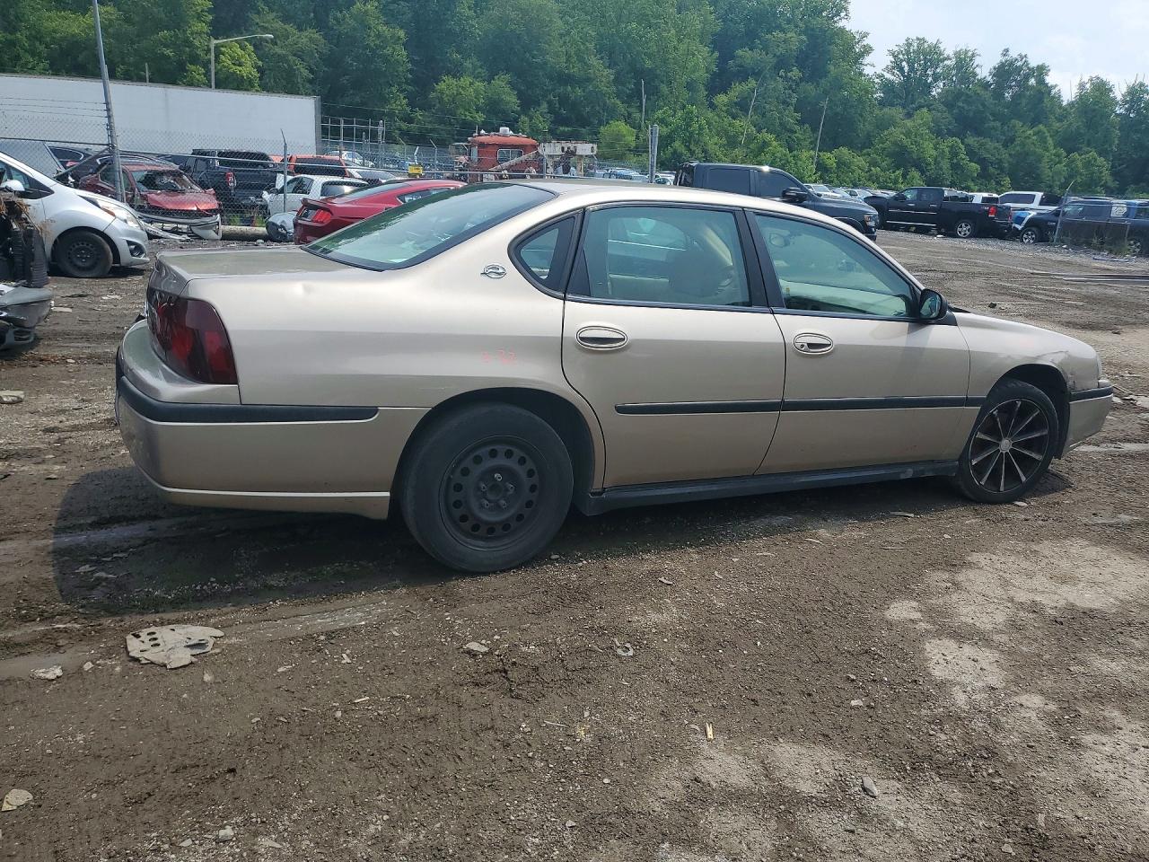2002 Chevrolet Impala Tan vin: 2G1WF55E129231730