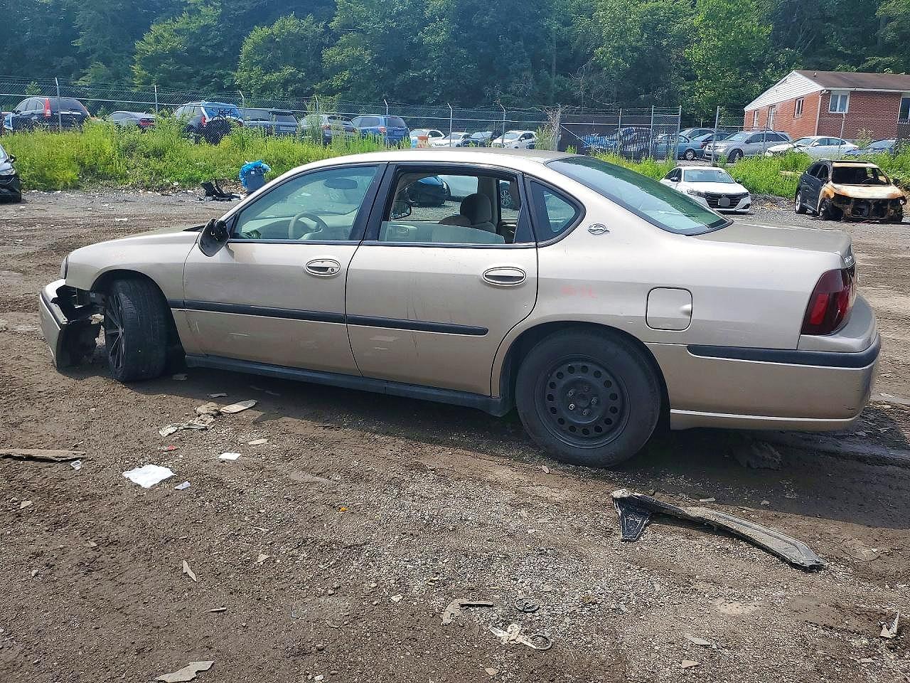 2002 Chevrolet Impala Tan vin: 2G1WF55E129231730