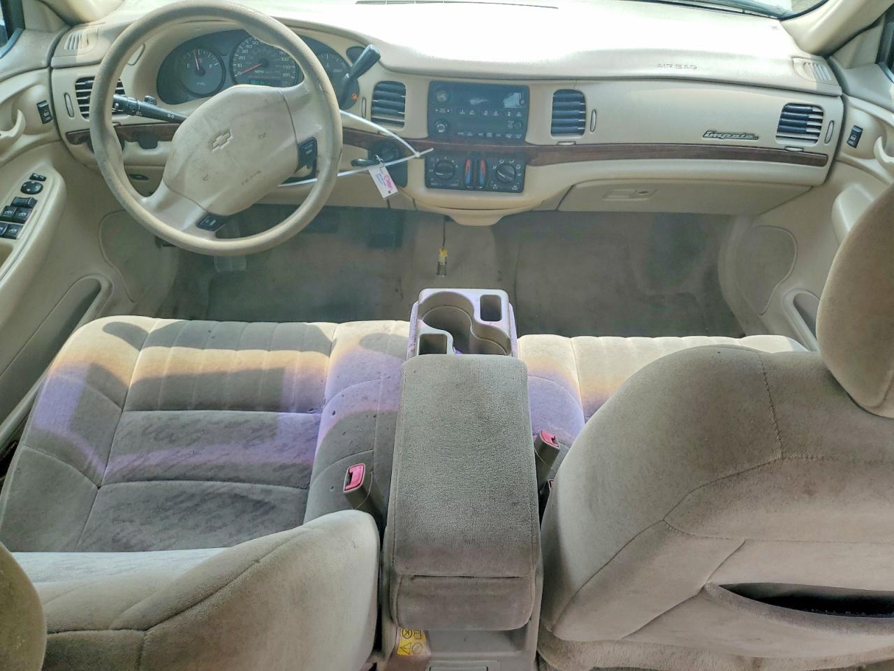 2002 Chevrolet Impala Tan vin: 2G1WF55E129231730