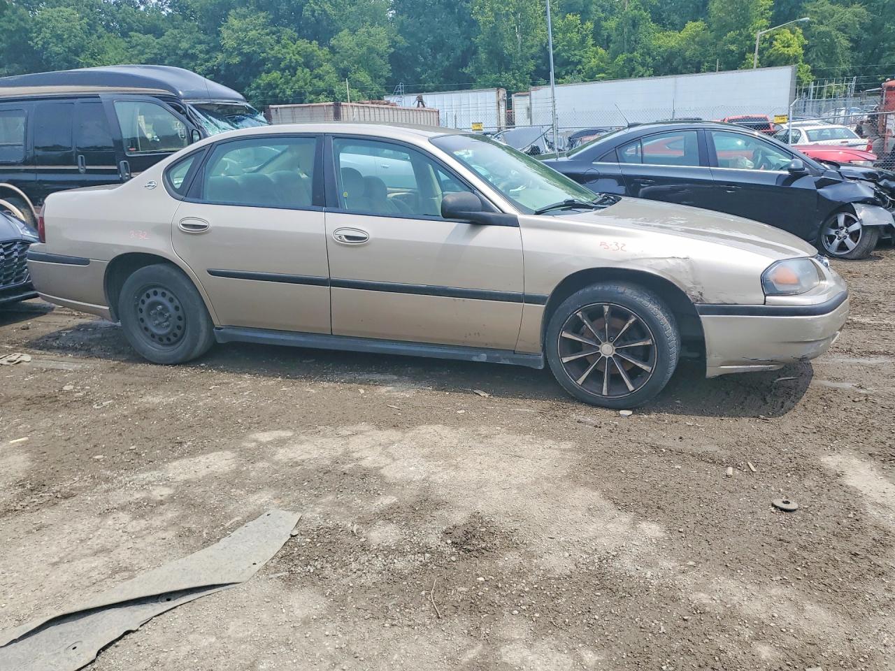 2002 Chevrolet Impala Tan vin: 2G1WF55E129231730