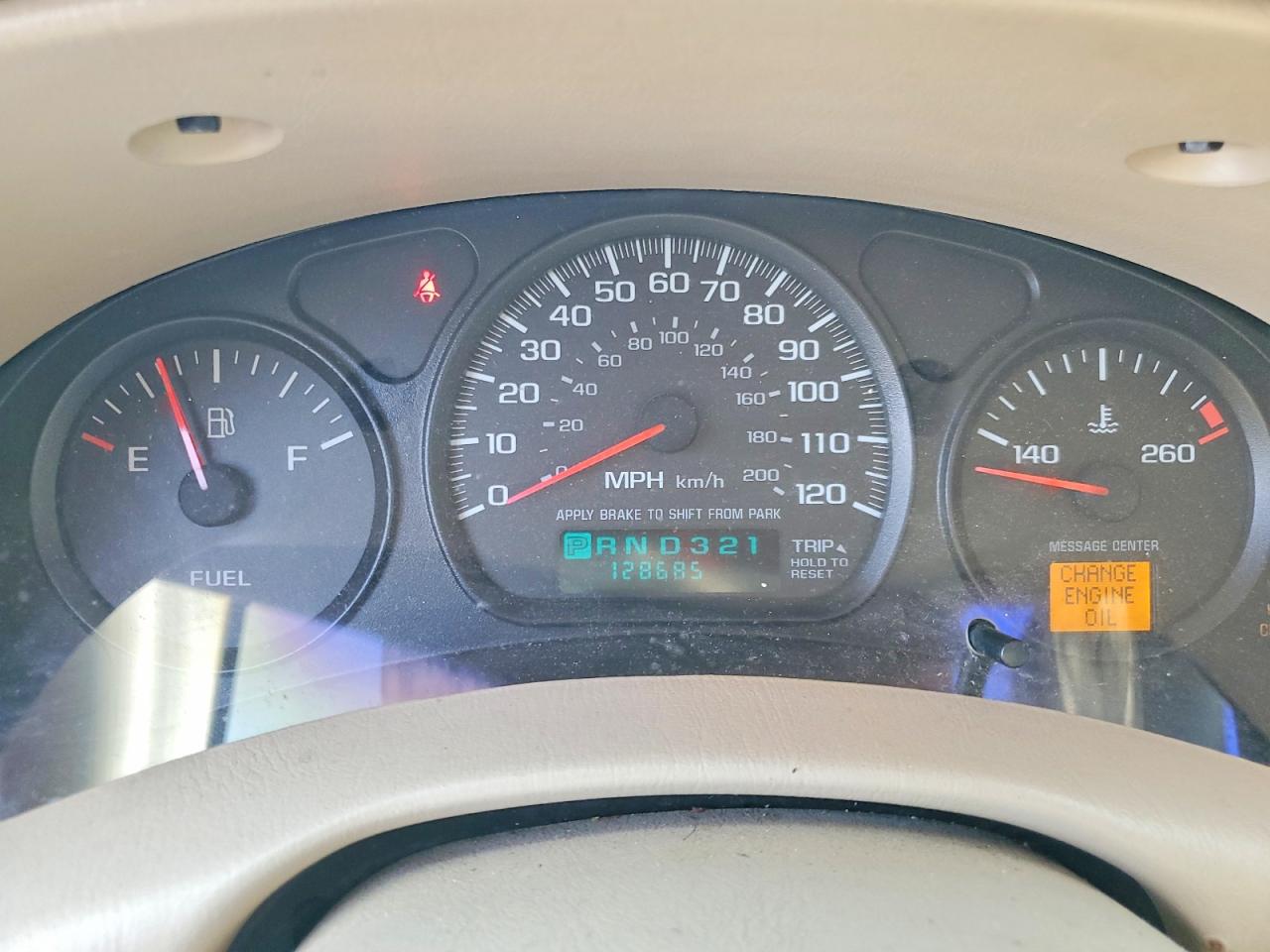 2002 Chevrolet Impala Tan vin: 2G1WF55E129231730