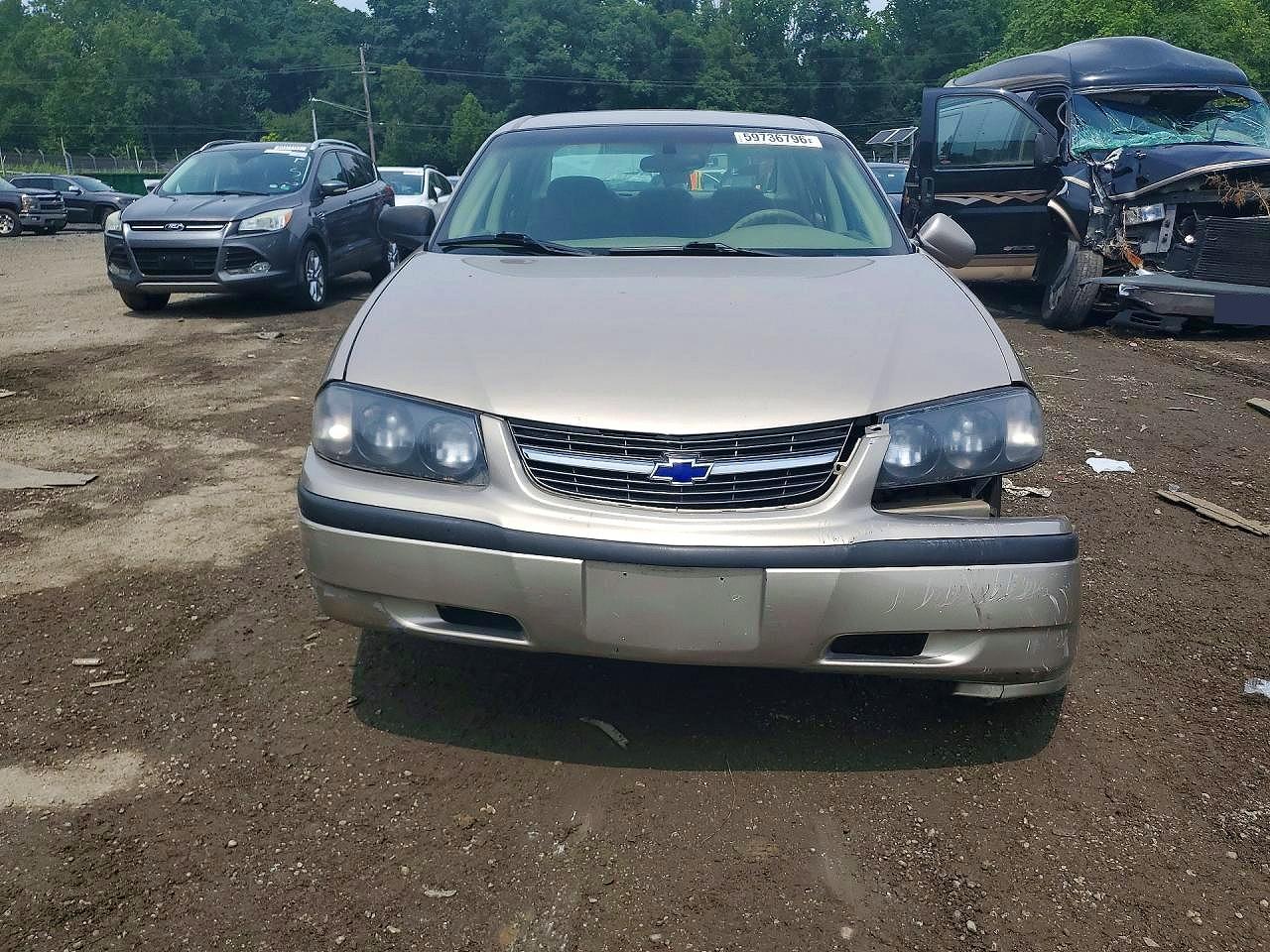 2002 Chevrolet Impala Tan vin: 2G1WF55E129231730
