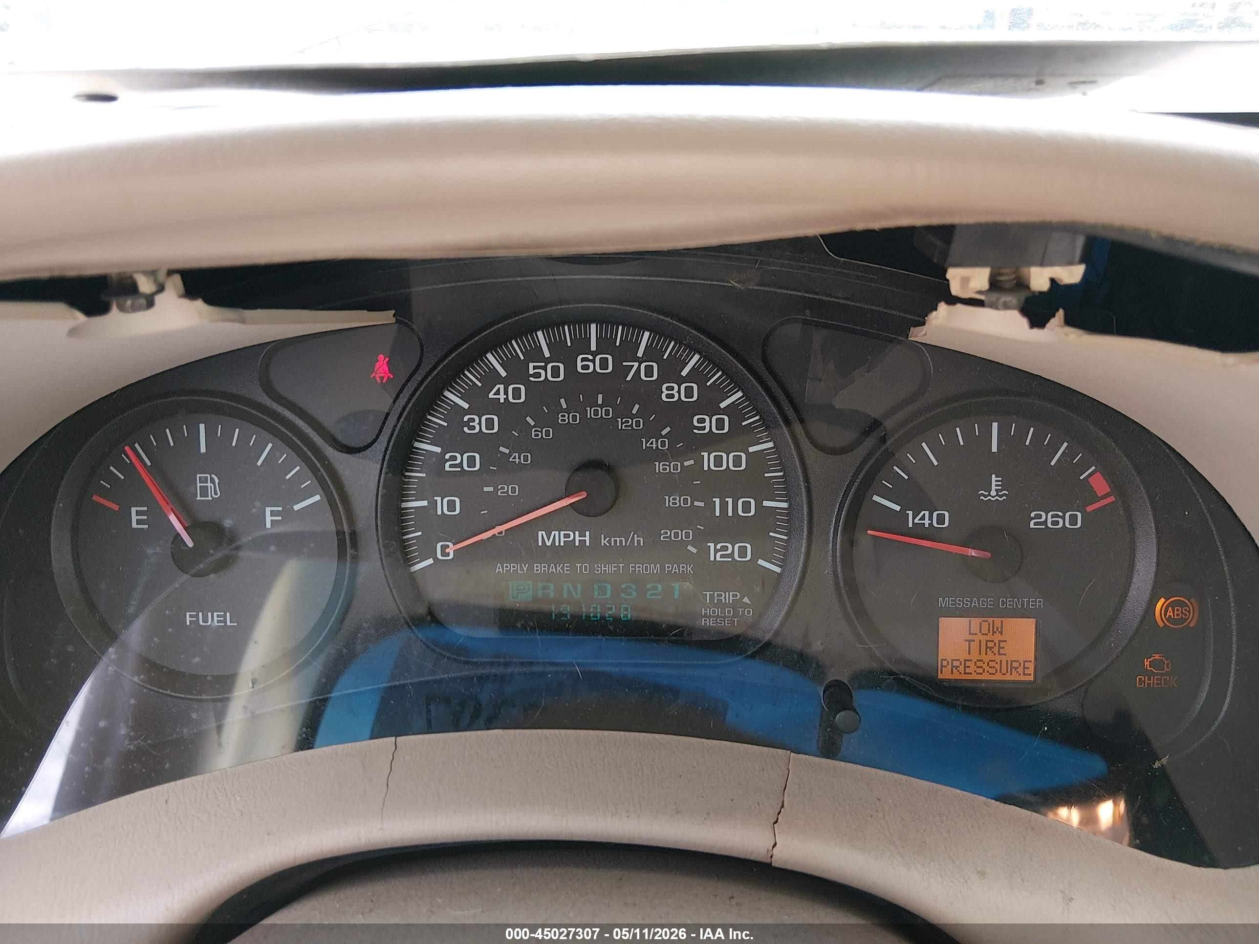 2002 Chevrolet Impala   Бежевый vin: 2G1WF55E229382074