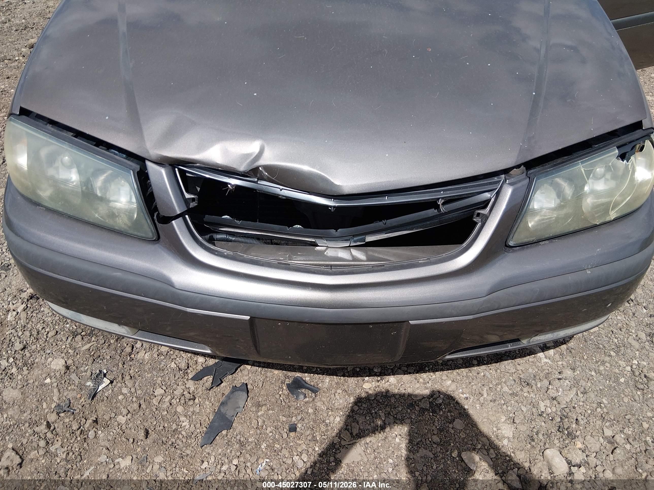 2002 Chevrolet Impala   Бежевый vin: 2G1WF55E229382074