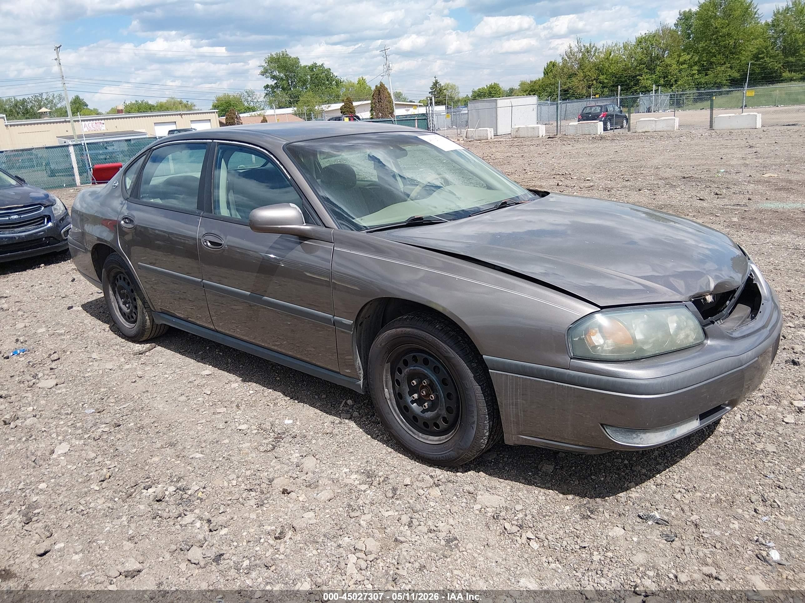 2002 Chevrolet Impala   Beige vin: 2G1WF55E229382074