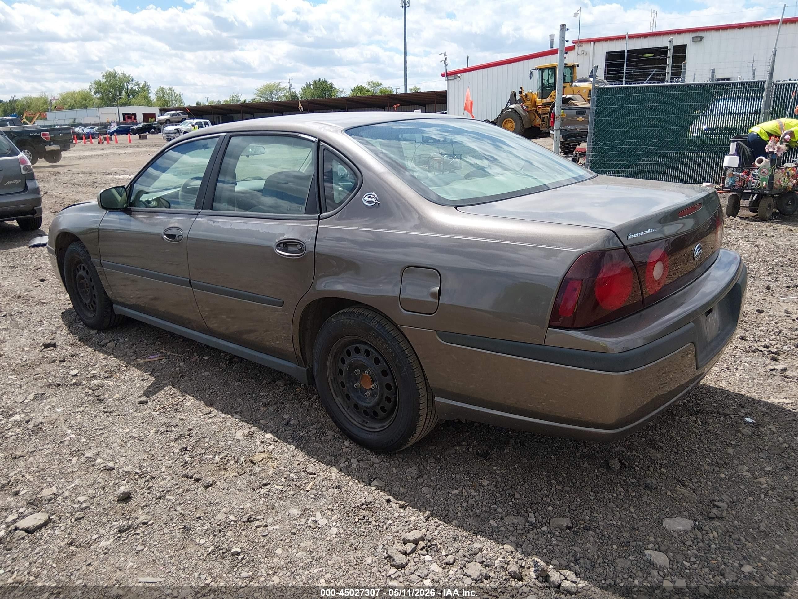 2002 Chevrolet Impala   Бежевый vin: 2G1WF55E229382074