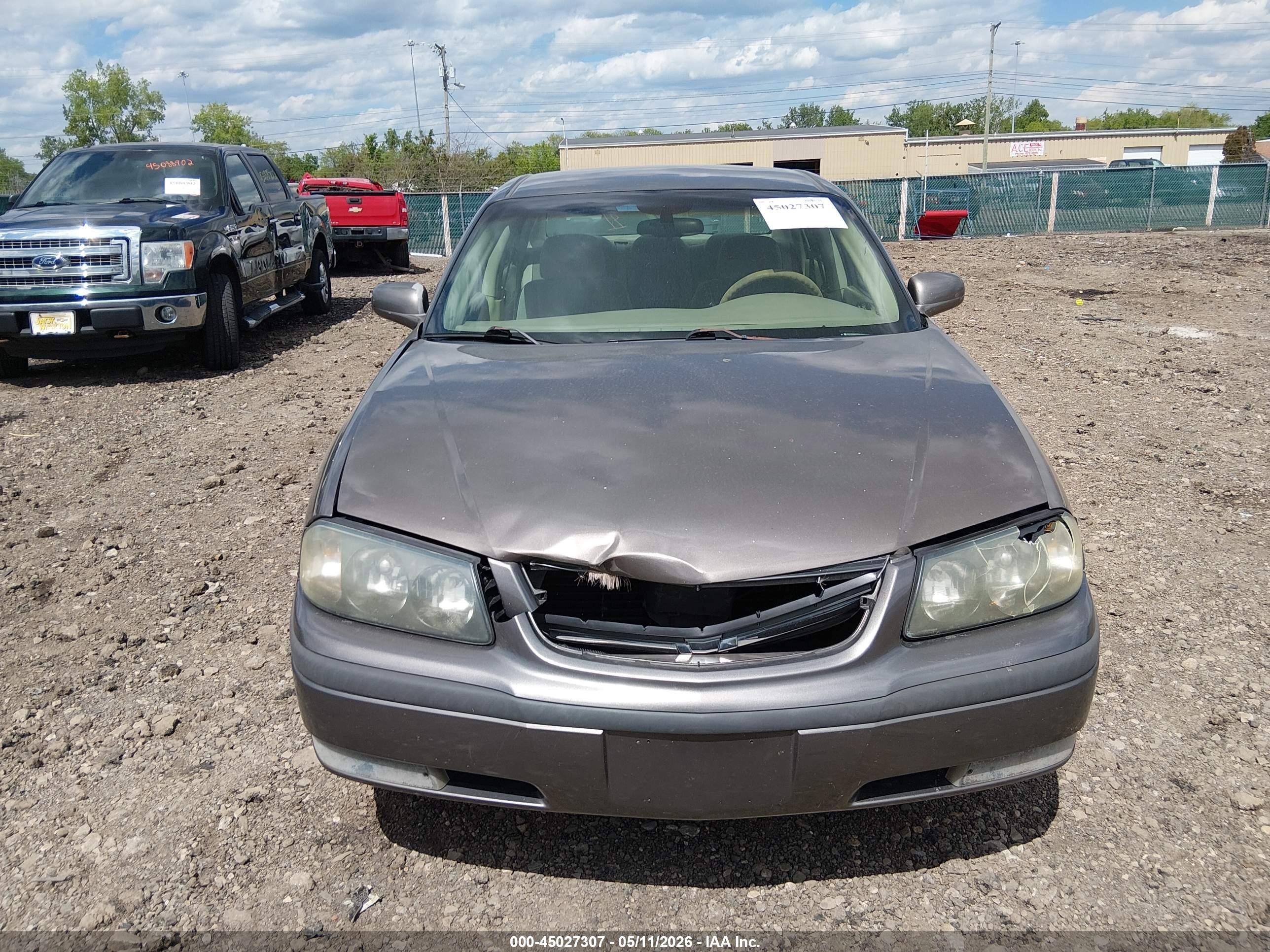 2002 Chevrolet Impala   Бежевый vin: 2G1WF55E229382074