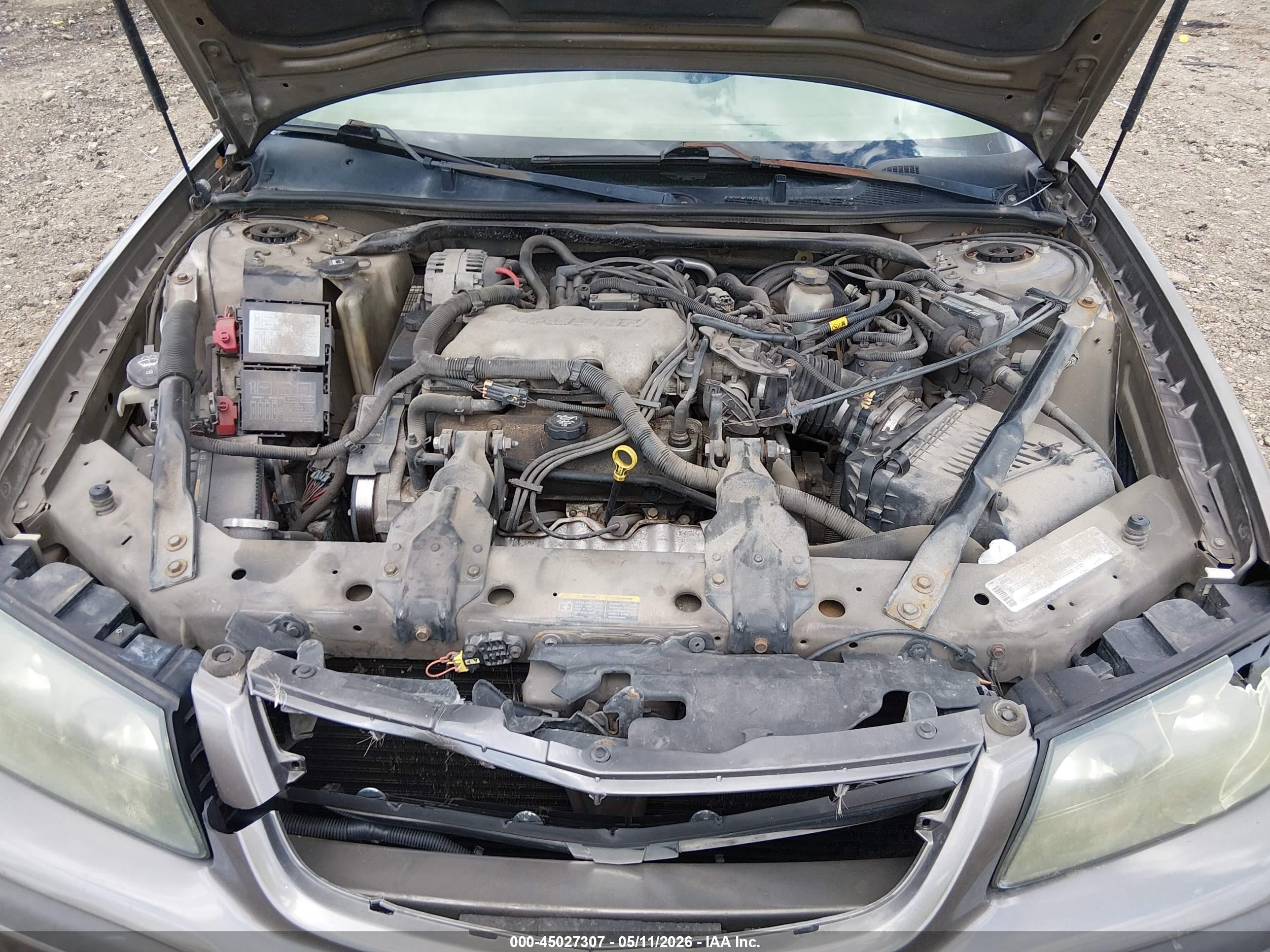 2002 Chevrolet Impala   Бежевый vin: 2G1WF55E229382074