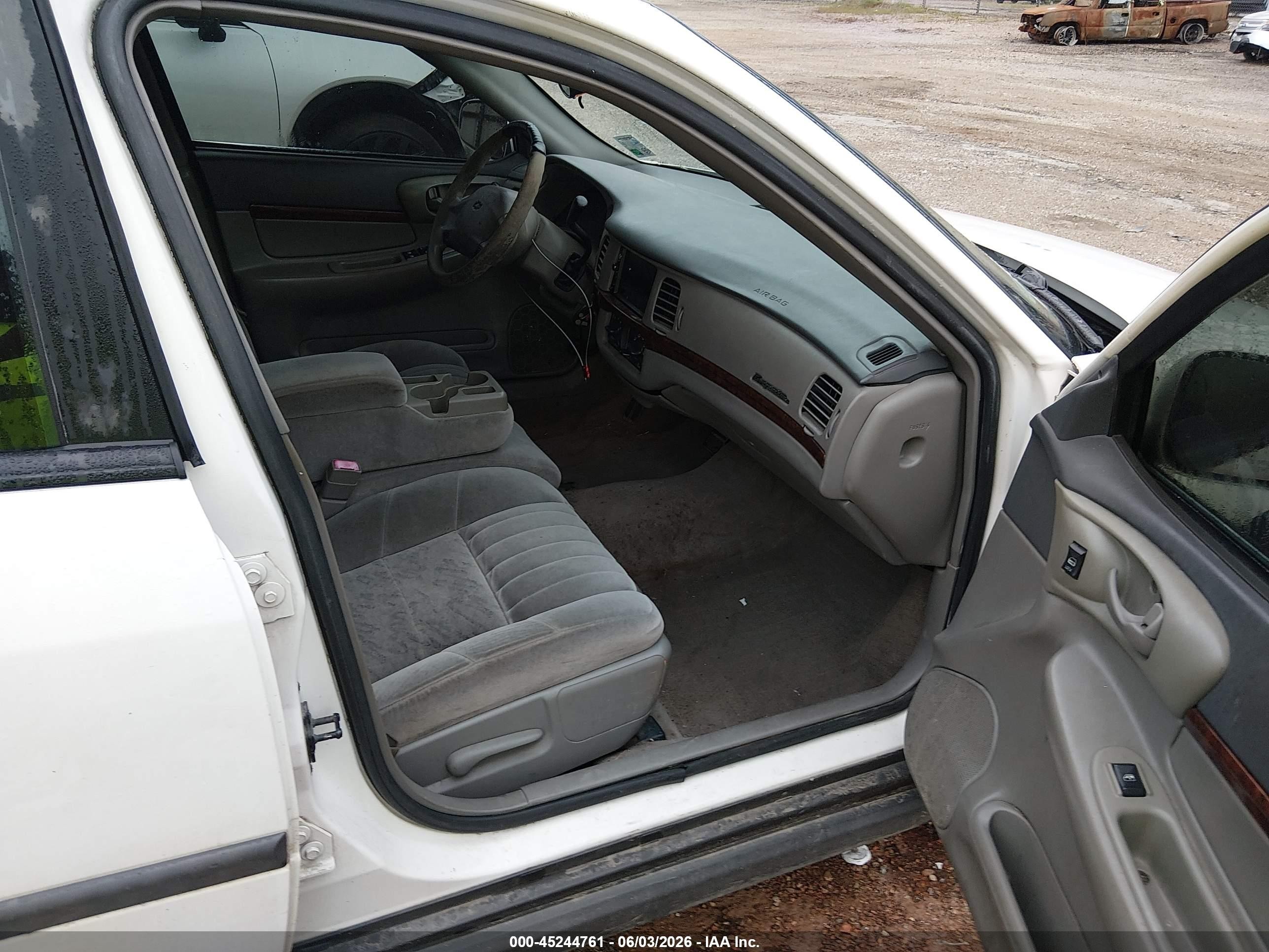 2002 Chevrolet Impala   White vin: 2G1WF55E429107029