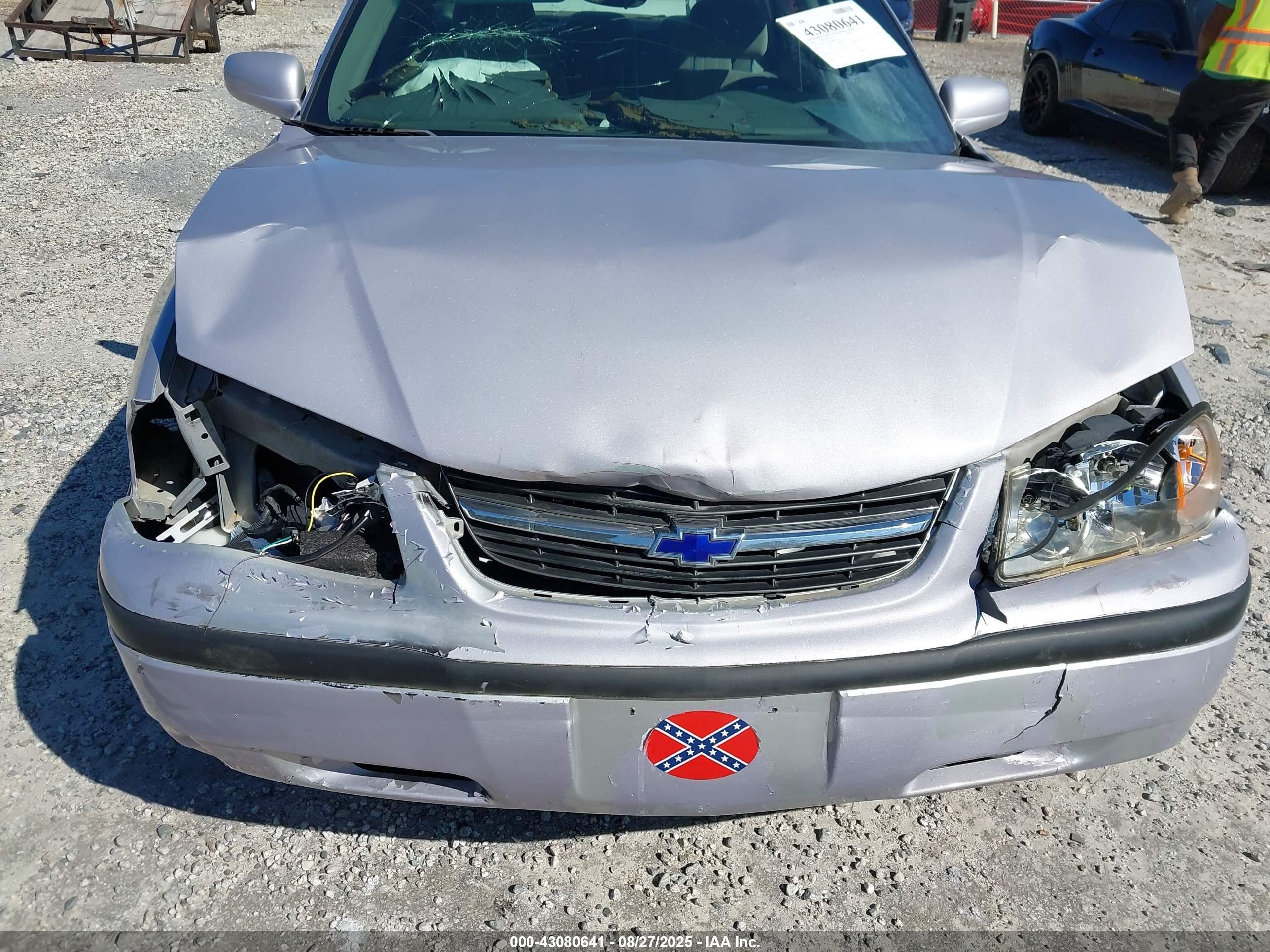 2002 Chevrolet Impala   Silver vin: 2G1WF55E429364689