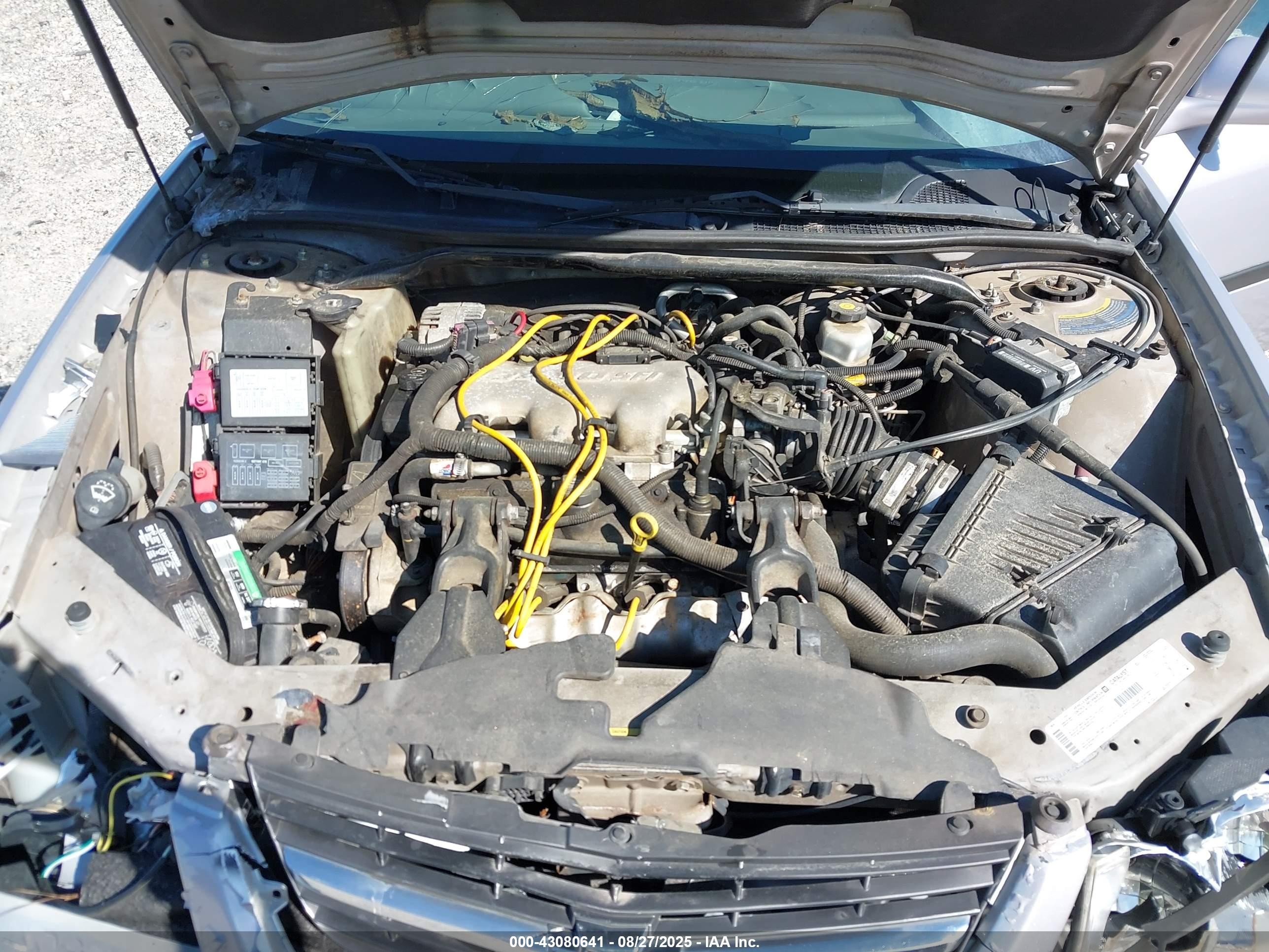 2002 Chevrolet Impala   Silver vin: 2G1WF55E429364689