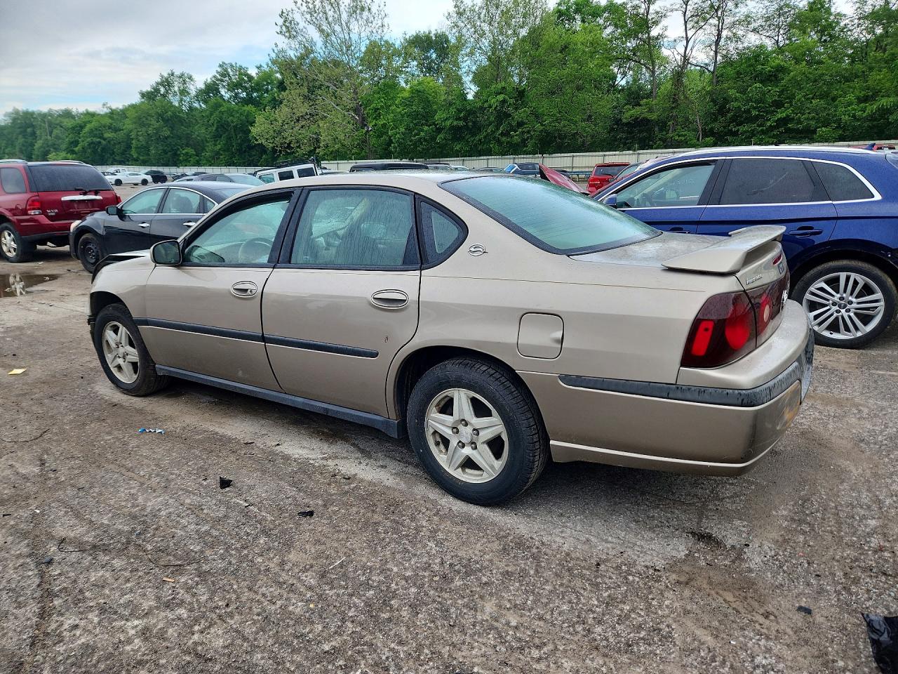 2002 Chevrolet Impala Beige vin: 2G1WF55E529291011
