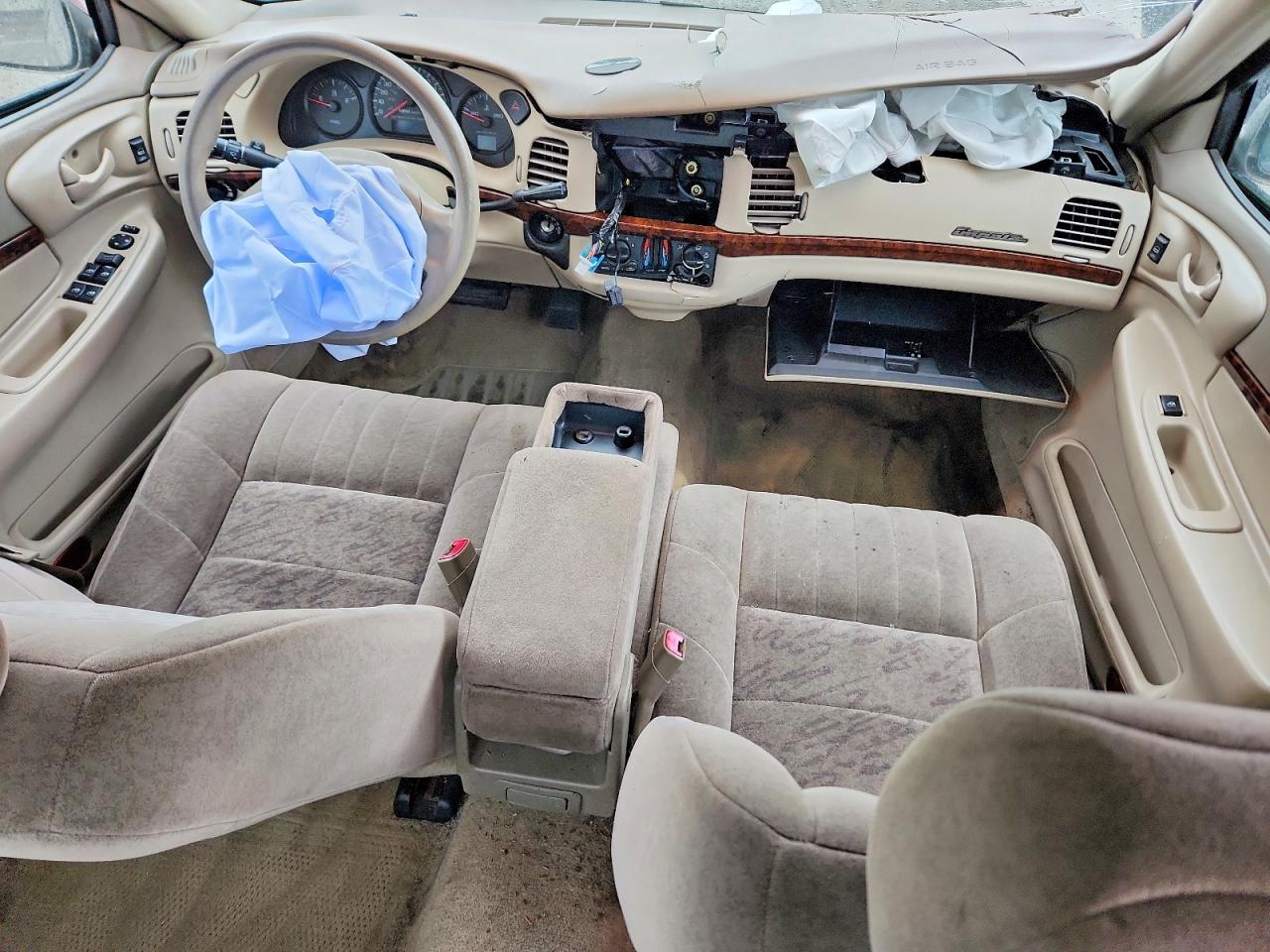 2002 Chevrolet Impala Beige vin: 2G1WF55E529291011